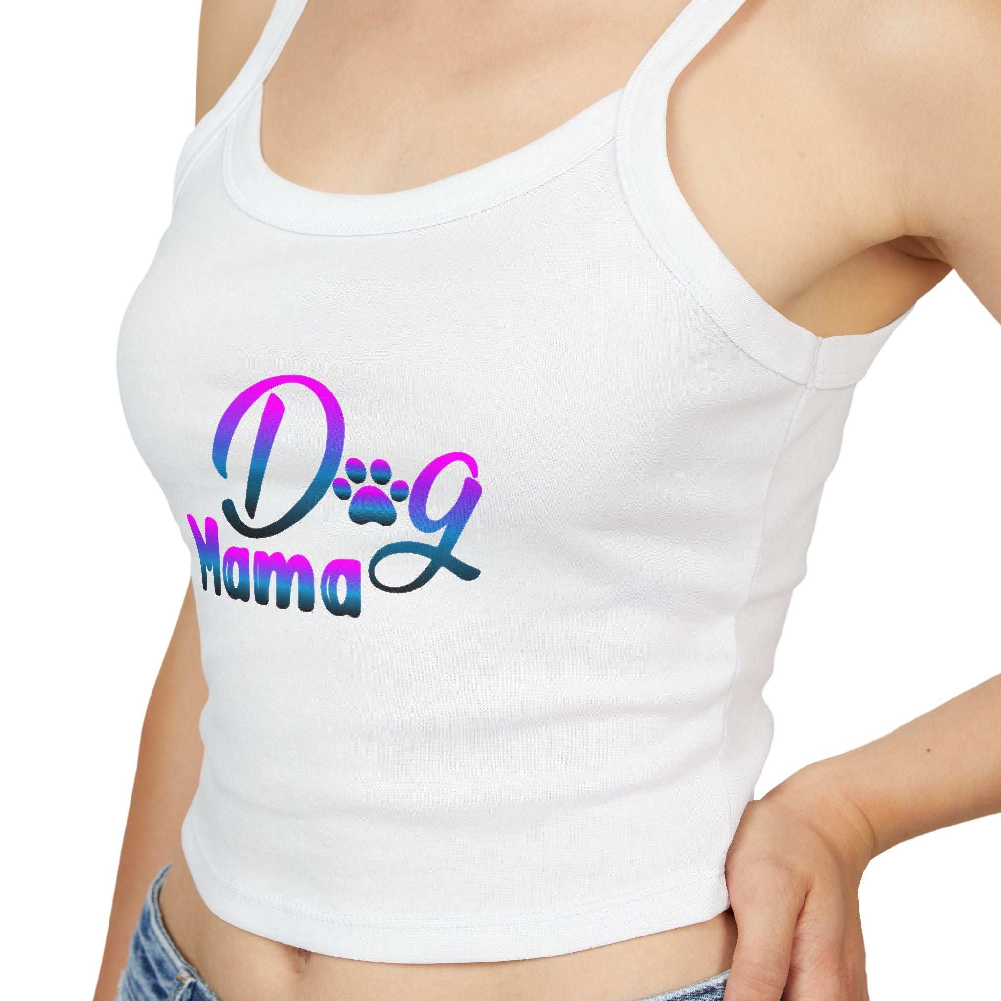 Dog Mama - Spaghetti Strap Tank Top