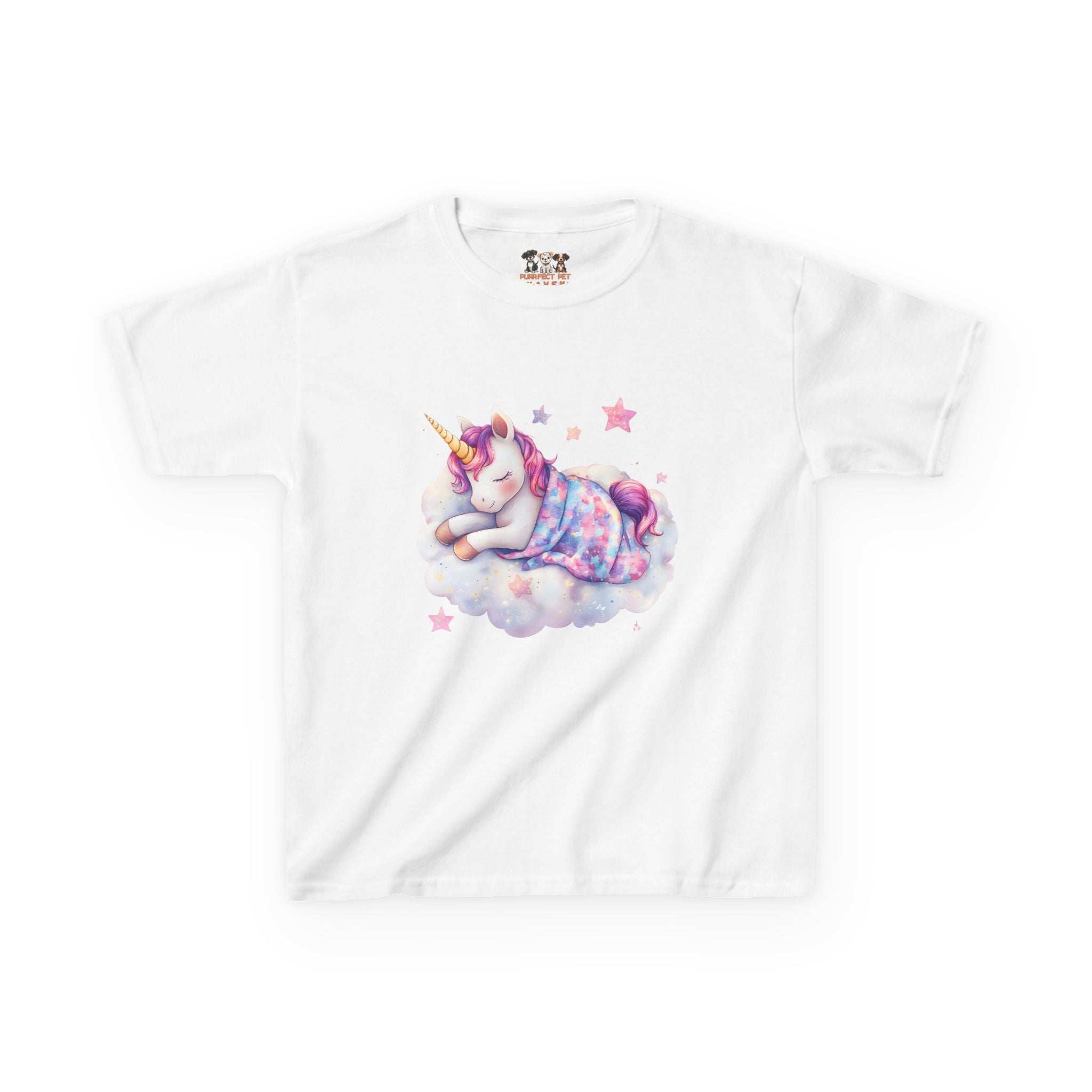 Dreamy Unicorn Kids Heavy Cotton Tee - Cute & Cozy for Everyday Adventures