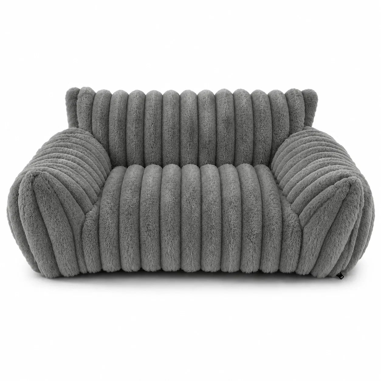 Small Pet Bolster Sofa Bed - Washable Plush Couch for Cats and Dogs