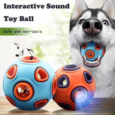 Jingle Ball 2-Pack - Rubber Fetch Toys for Puppies & Dogs