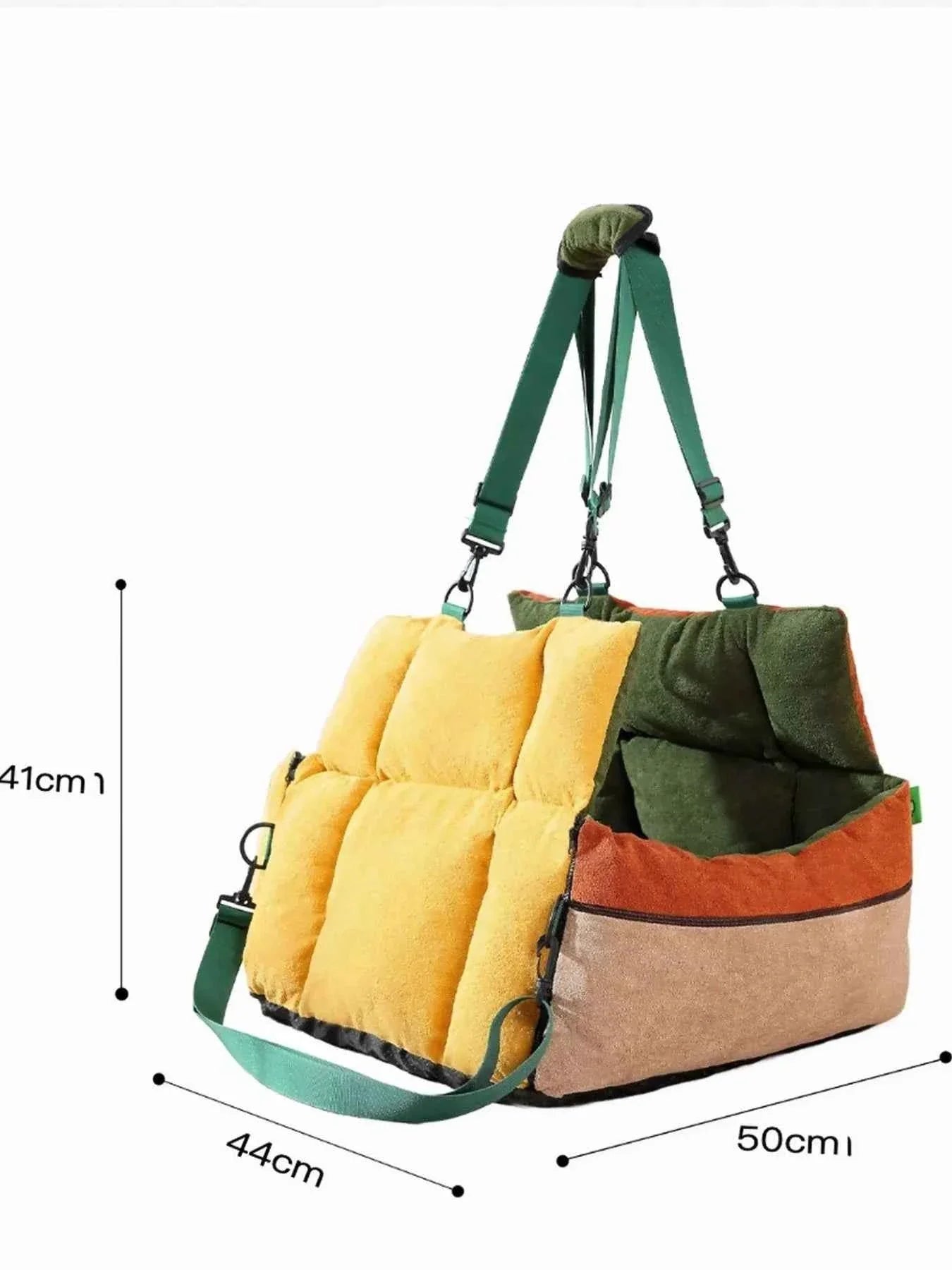 Pet Car Seat Bed - Comfortable & Secure