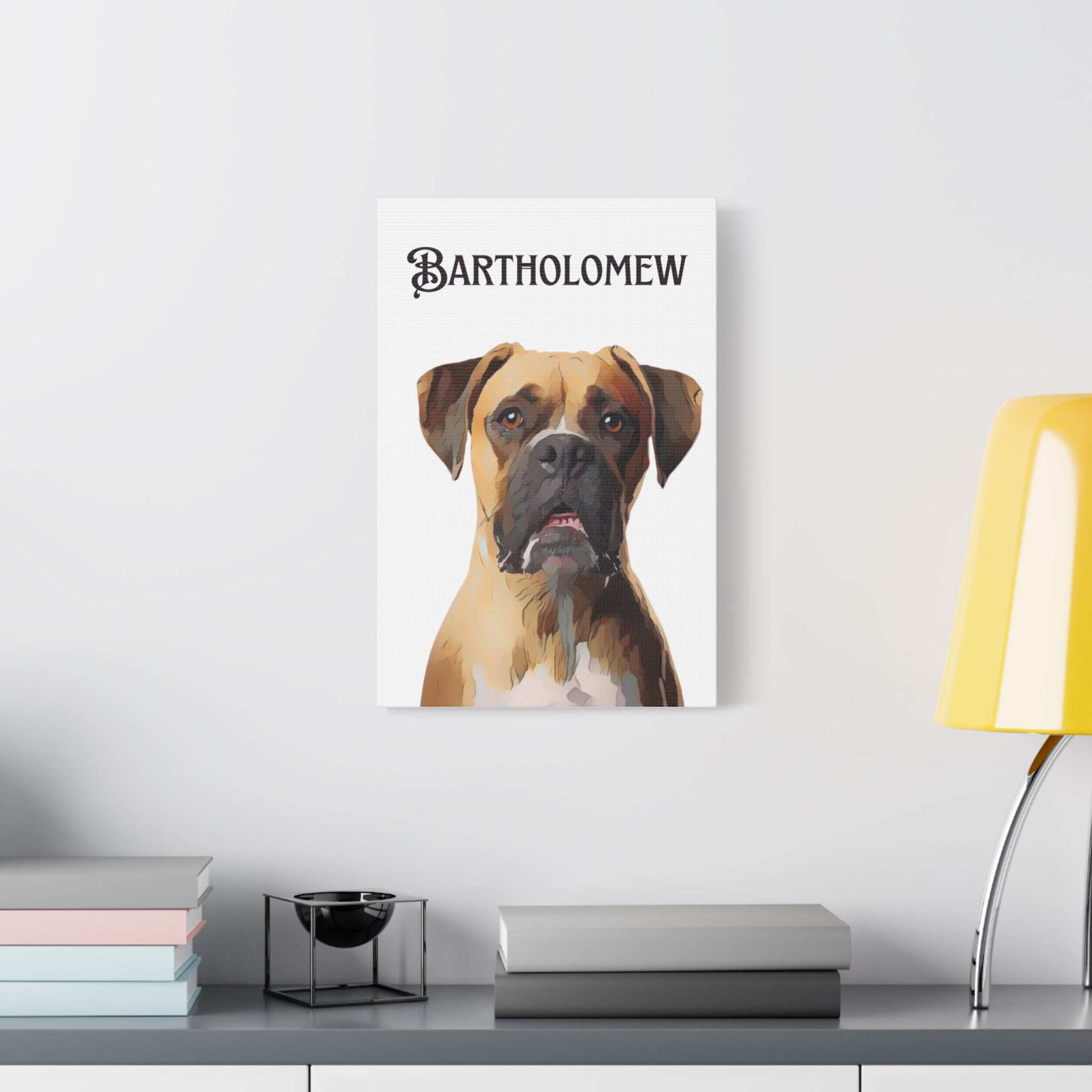 PAW-sonalized White Canvas Print | Upload Photo~Choose size