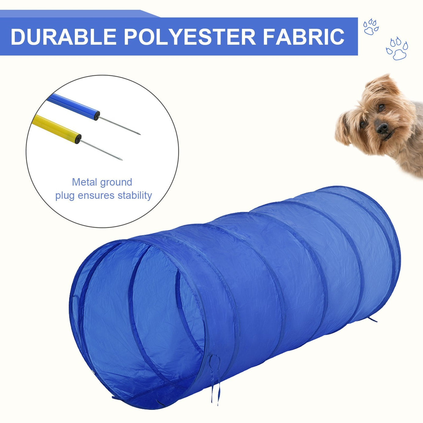 Dog Agility Equipment Set - Outdoor Obstacle Course Kit