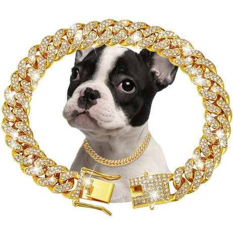 Stylish Cuban Link Chain for Small, Medium, and Large Dogs and Cats