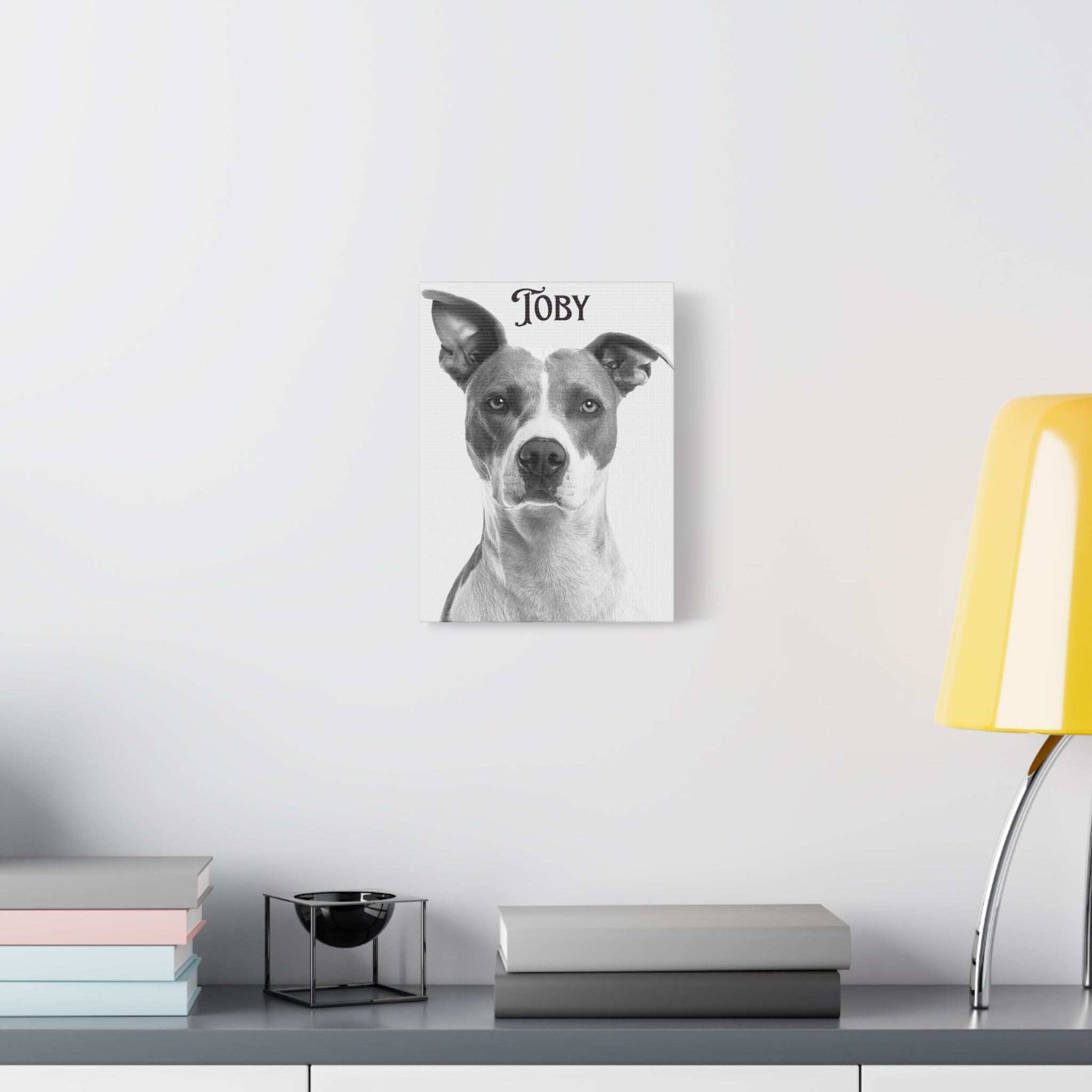 Custom Portrait Photo Canvas Print - Stretched Wall Art for Pet Lovers