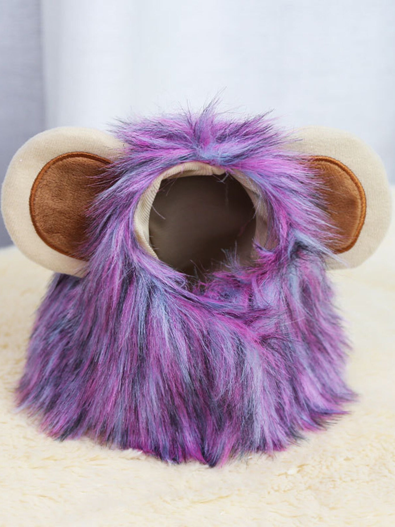 Pet Lion Mane Hat - Funny Costume Headwear for Cats and Dogs