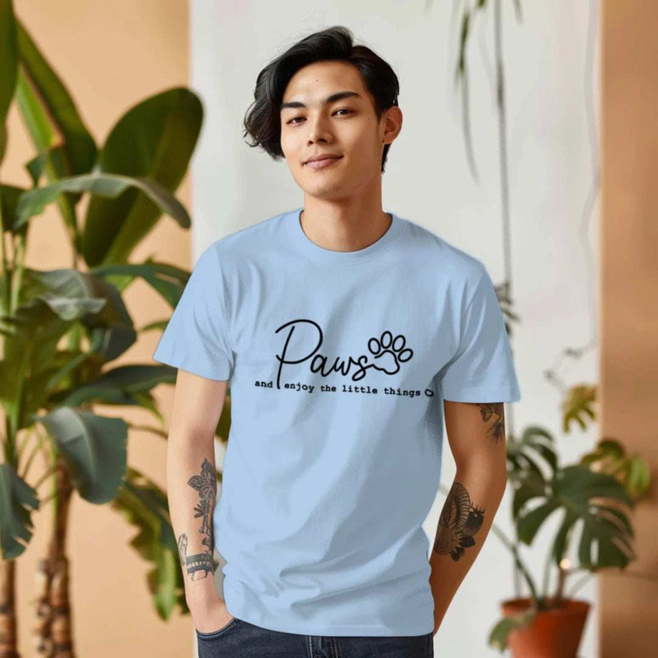 Enjoy Paws T-Shirt - Pet Lover Apparel for Dog & Cat Parents