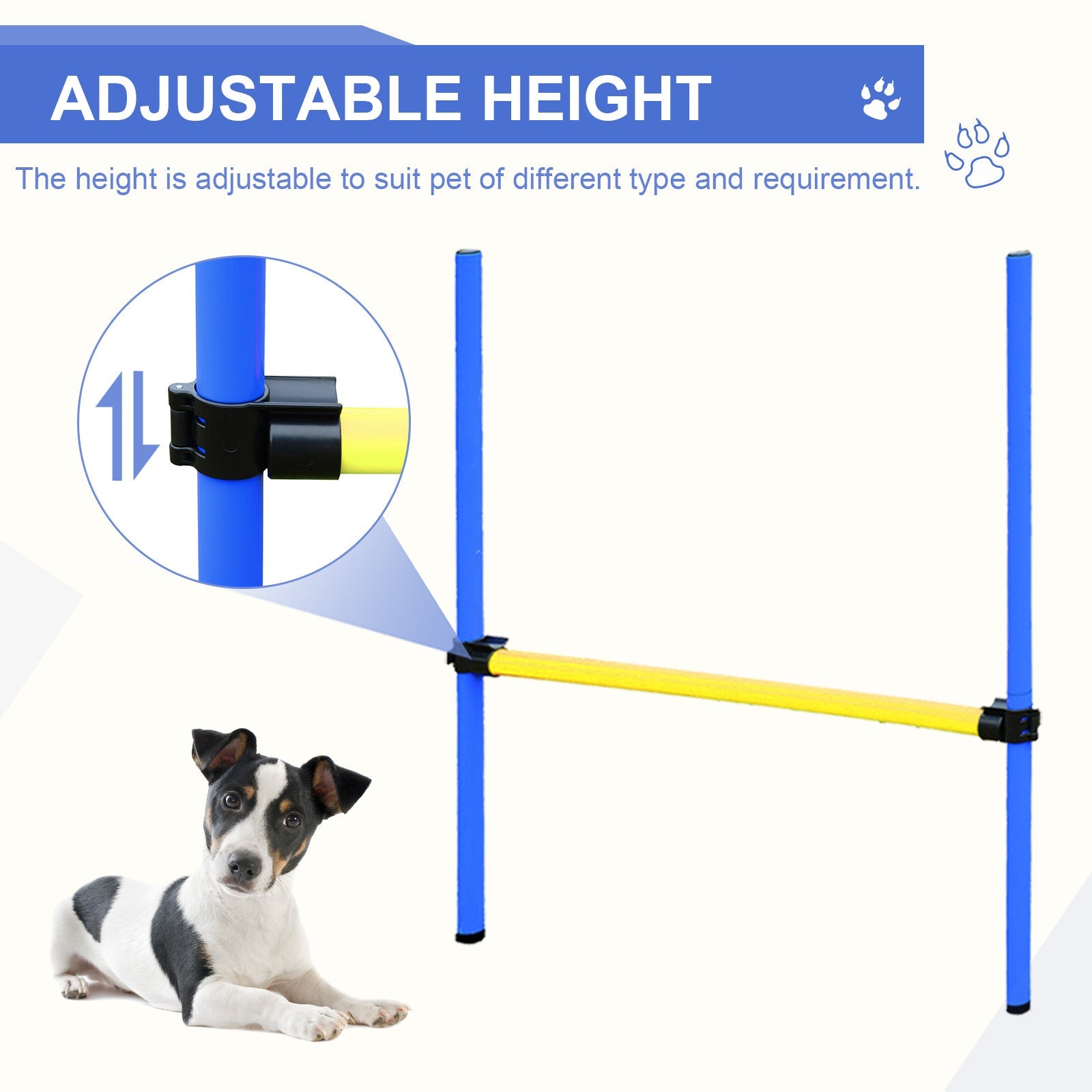Dog Agility Equipment Set - Outdoor Obstacle Course Kit