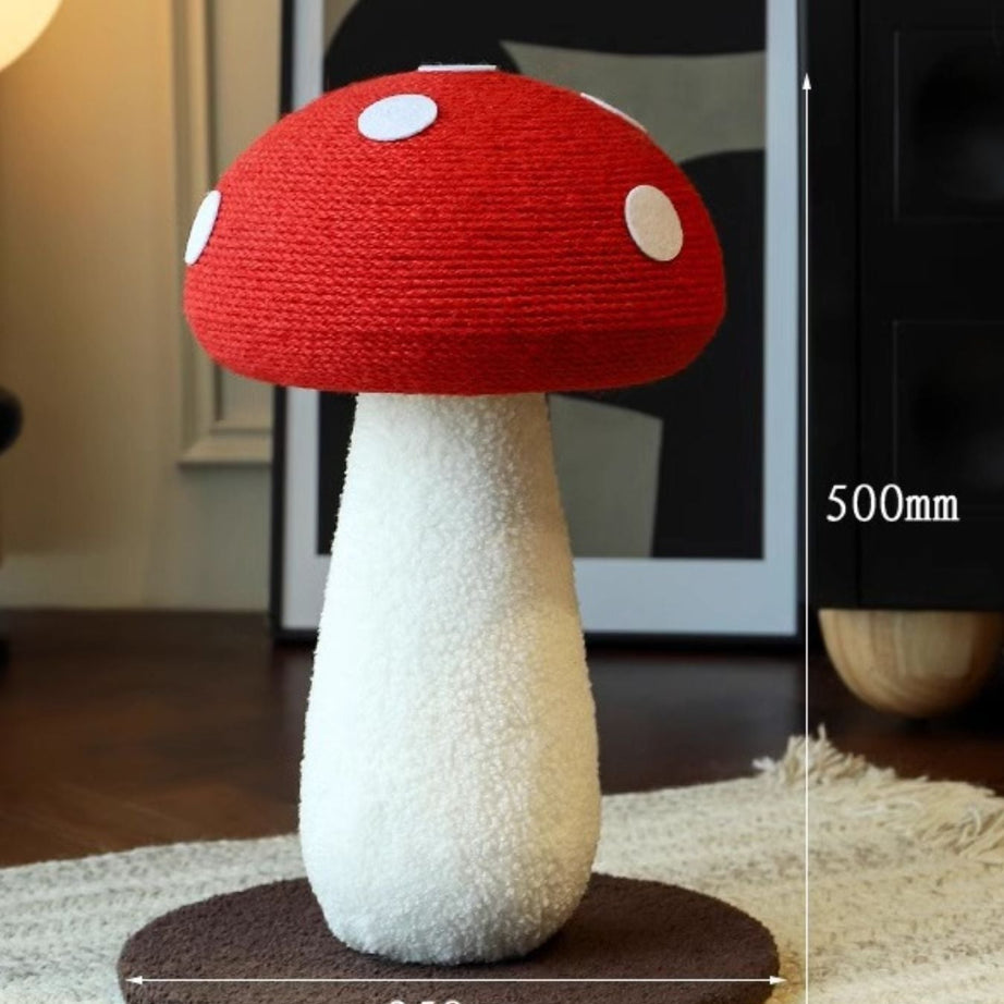 Mushroom-Shaped Cat Scratching Post