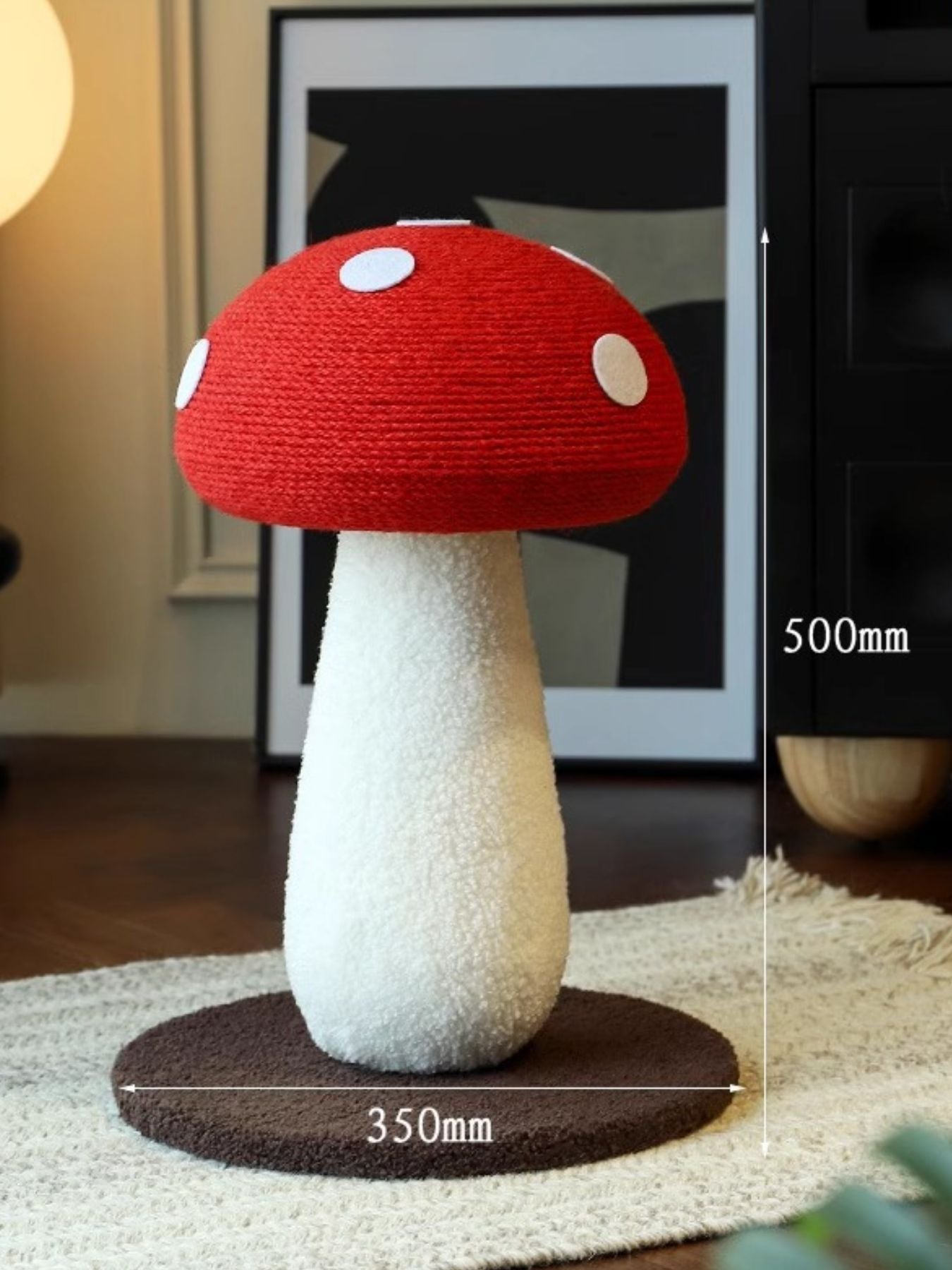 Mushroom-Shaped Cat Scratching Post