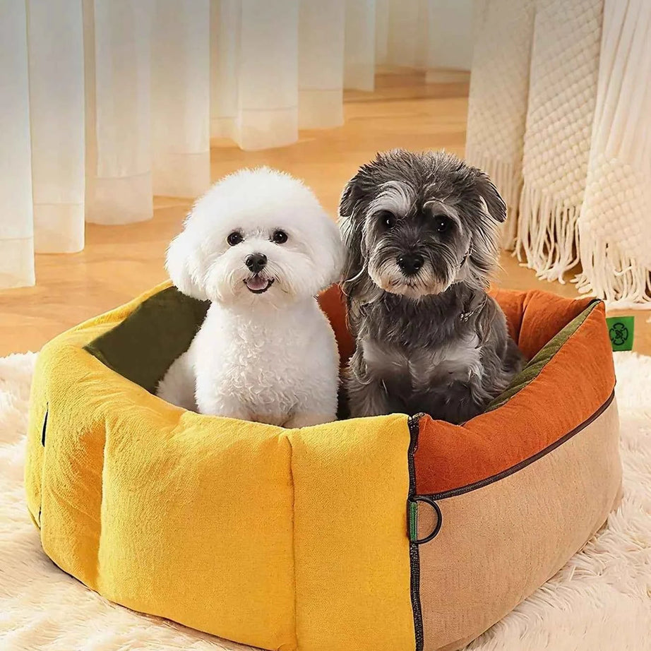Pet Car Seat Bed - Comfortable & Secure