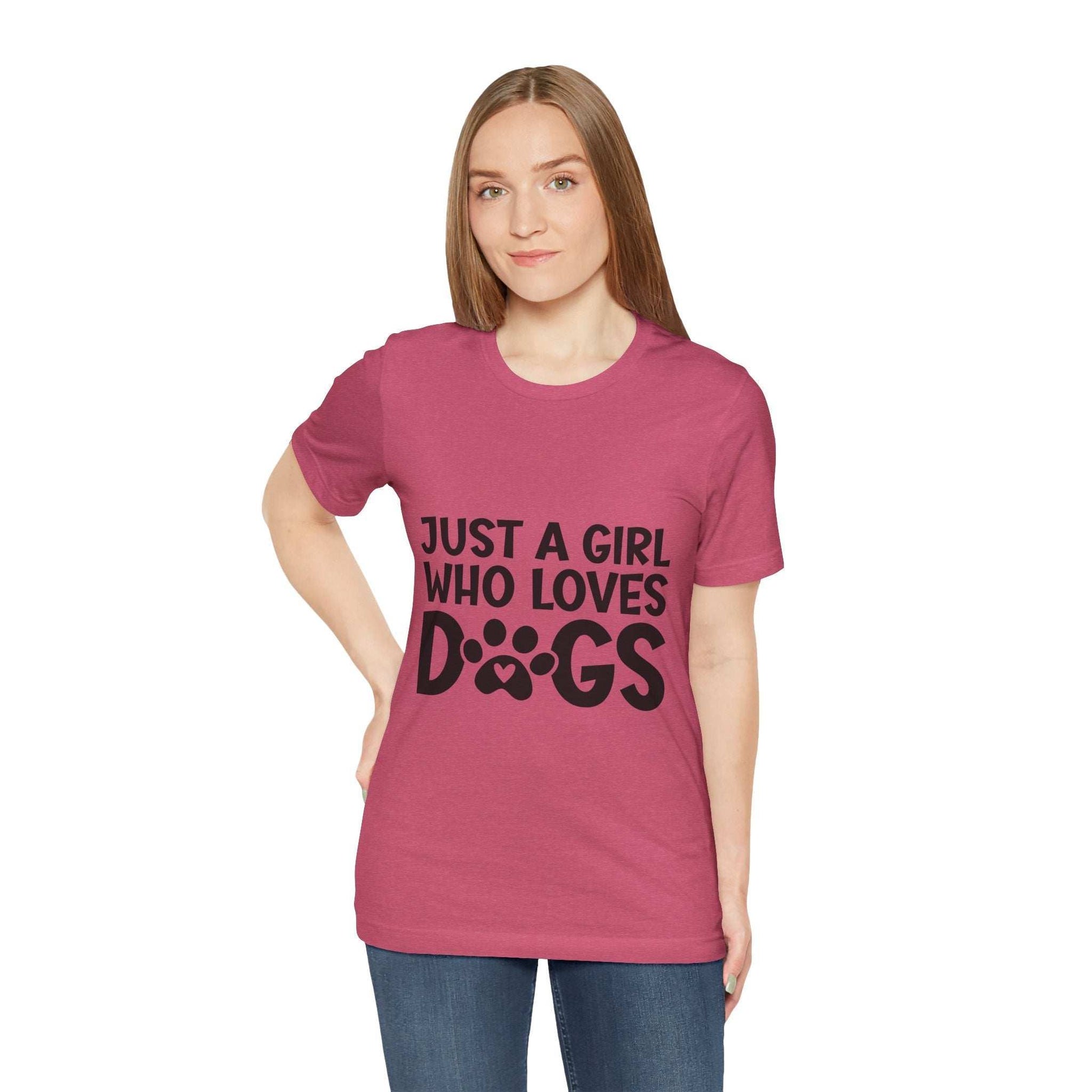 Dog Lover Unisex Tee - Just a Girl Who Loves Dogs