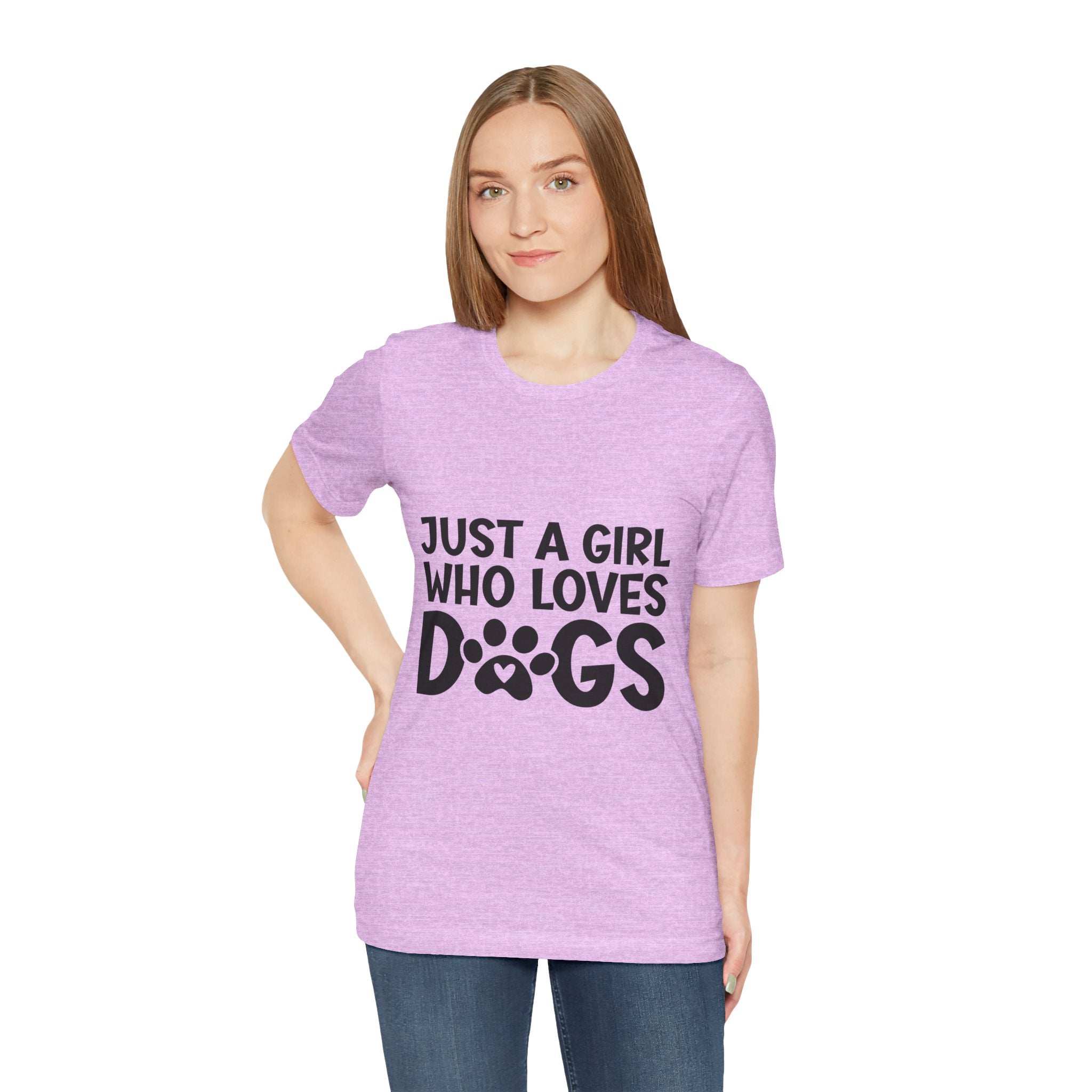 Dog Lover Unisex Tee - Just a Girl Who Loves Dogs