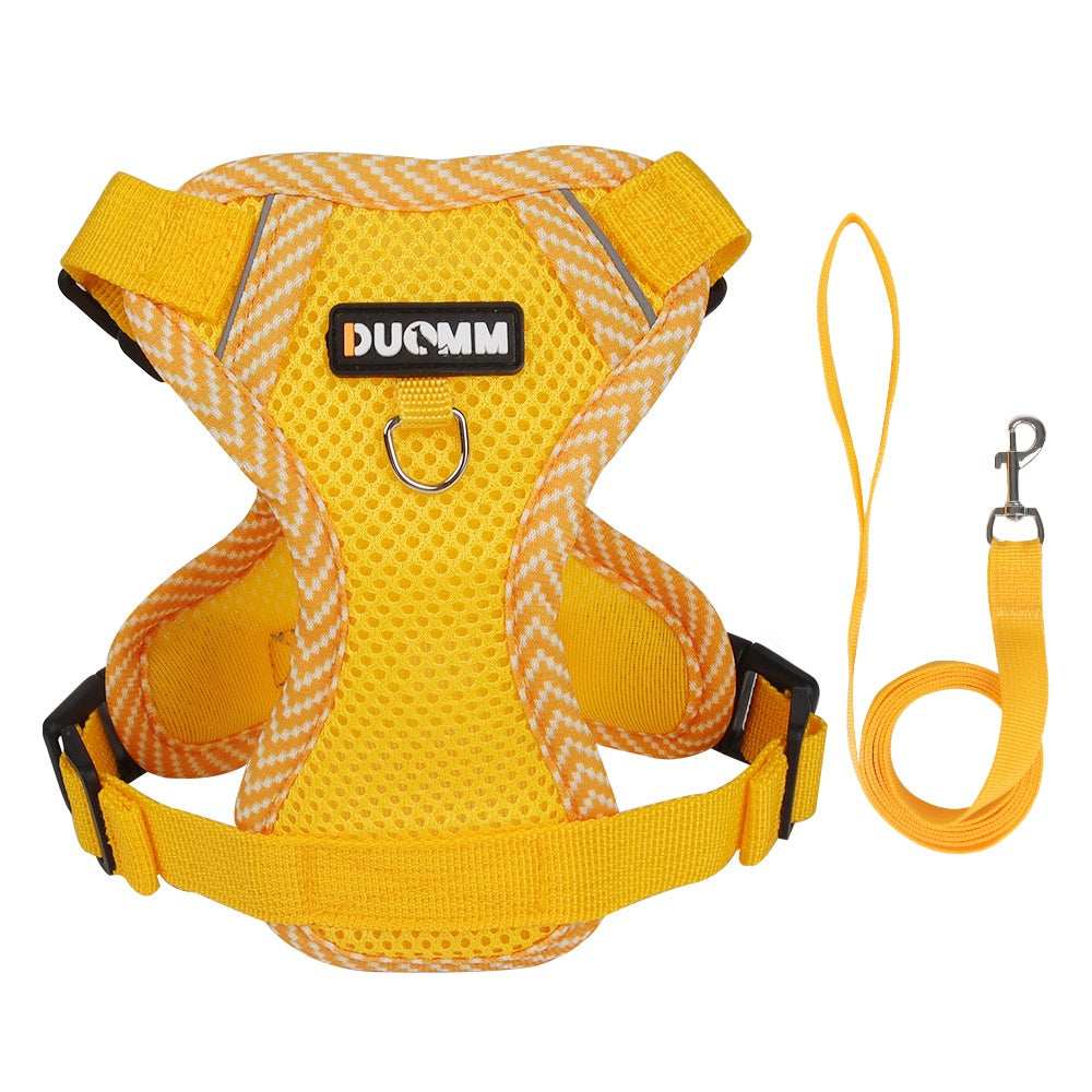 Fully Adjustable Cat Vest Pet Harness with Matching Leash