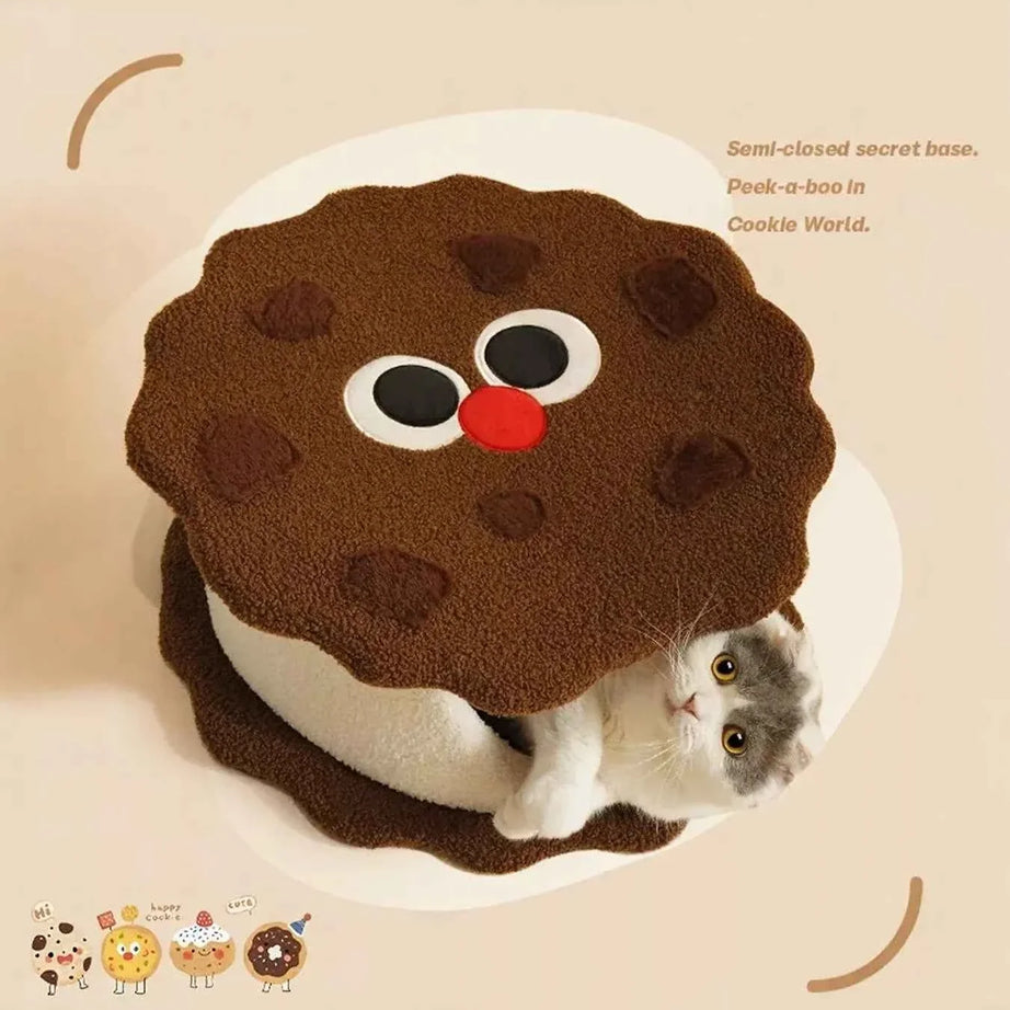 Biscuit Style Pet Nest - Removable Top Section
