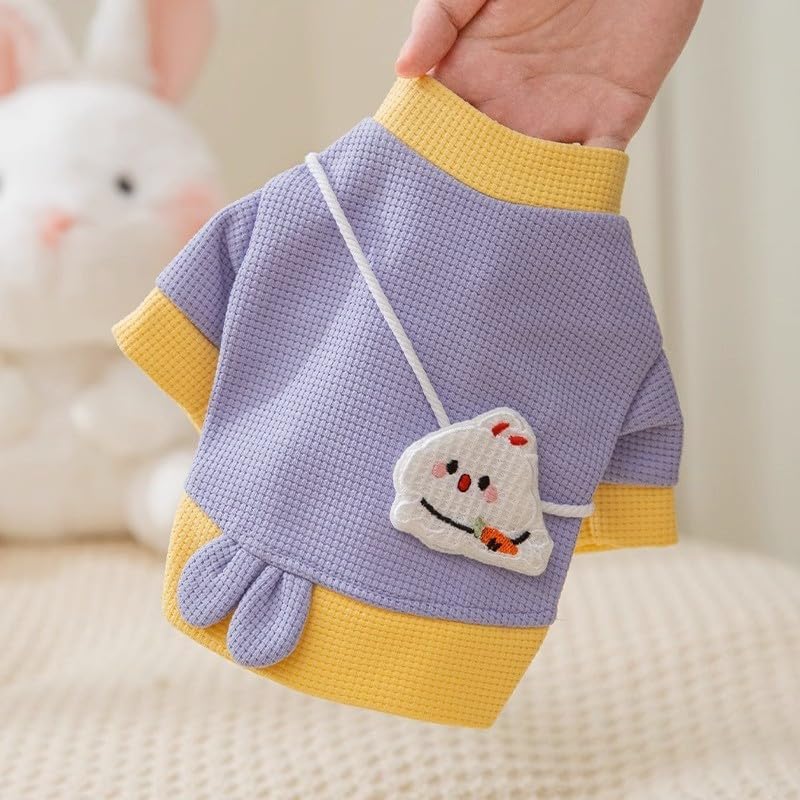 Cartoon Bear Sweatshirt - Lightweight Pet Coat