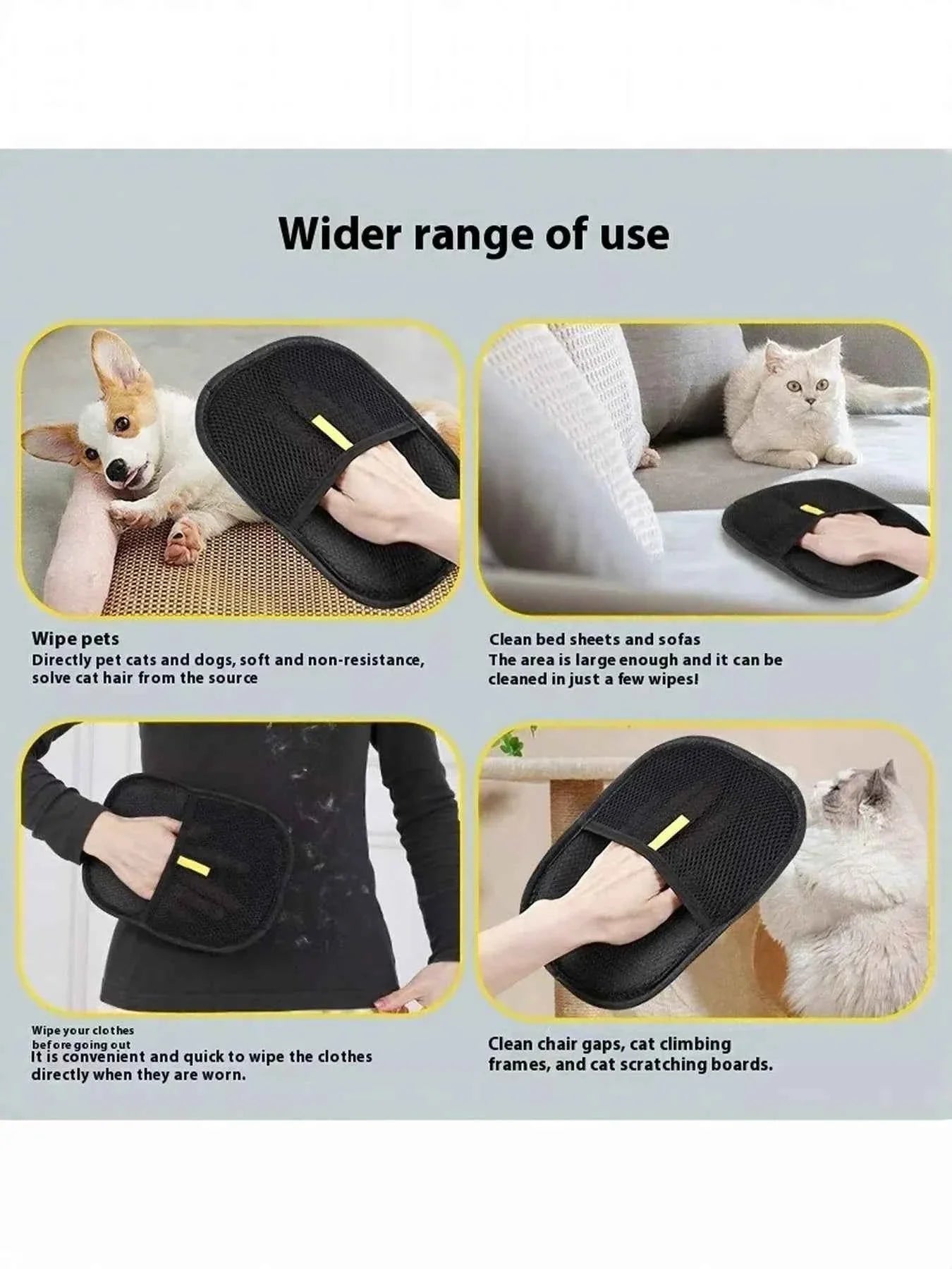 Pet Hair Remover - Washable Glove-Shaped Cleaner