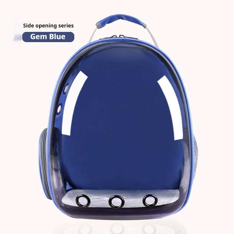 Fashionable Transparent Panoramic Outdoor Four Seasons Universal Pet Backpack