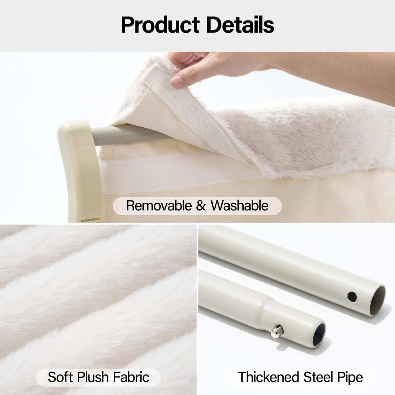 Adjustable Cat Window Perch With One-Step Sliding Clamp