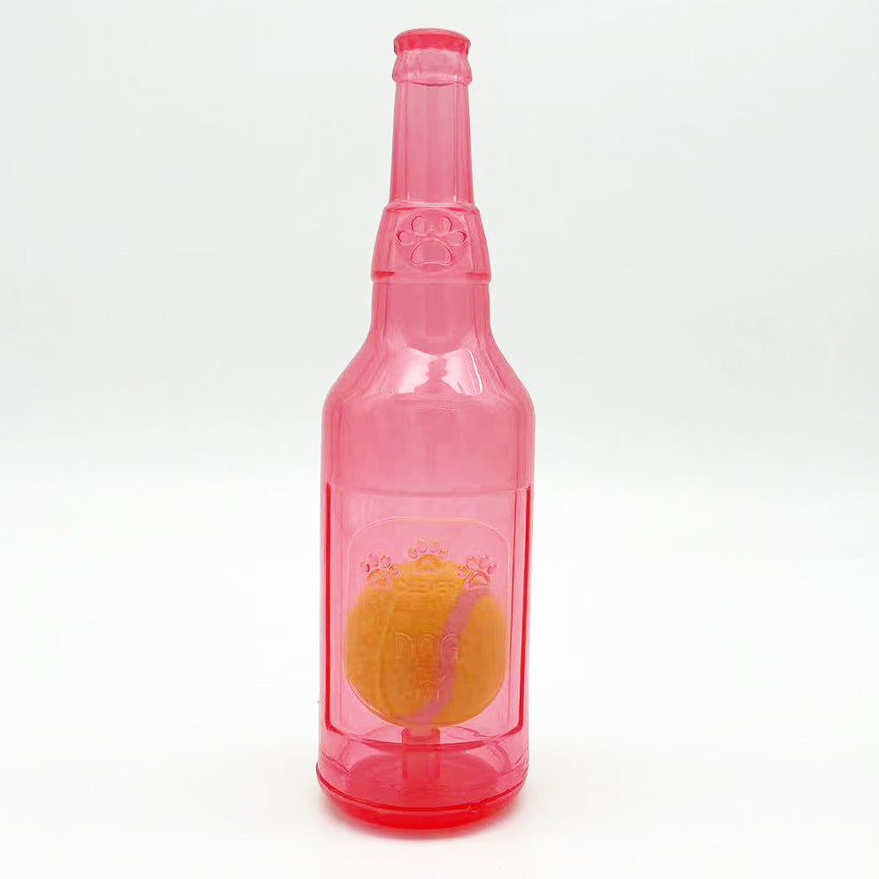 Dog Toy - Water Bottle Squeaky Chew