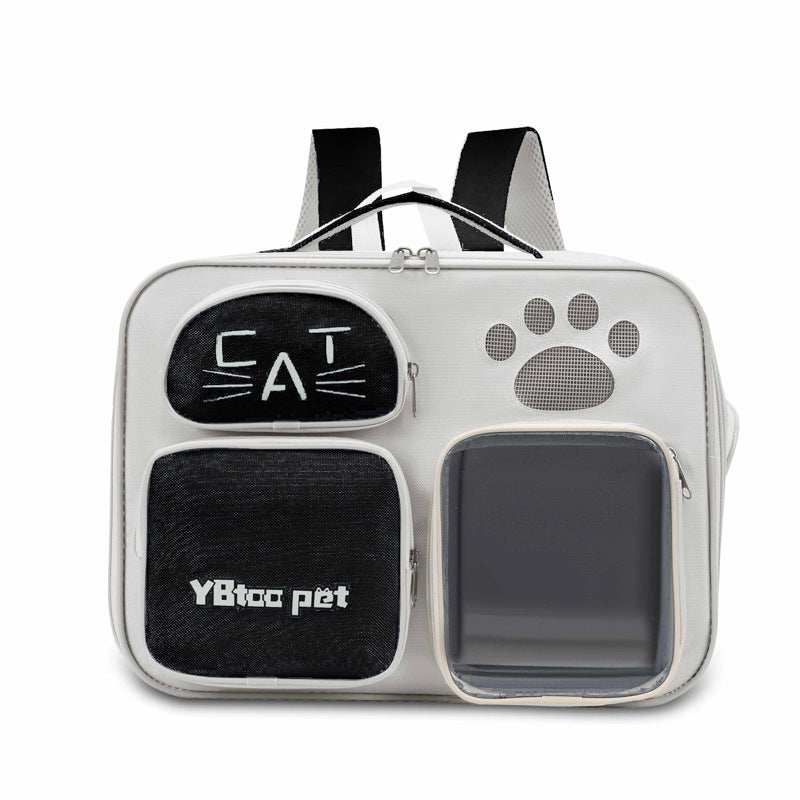 Pet Messenger Bag Carrier - Portable Shoulder Bag for Cats Dogs