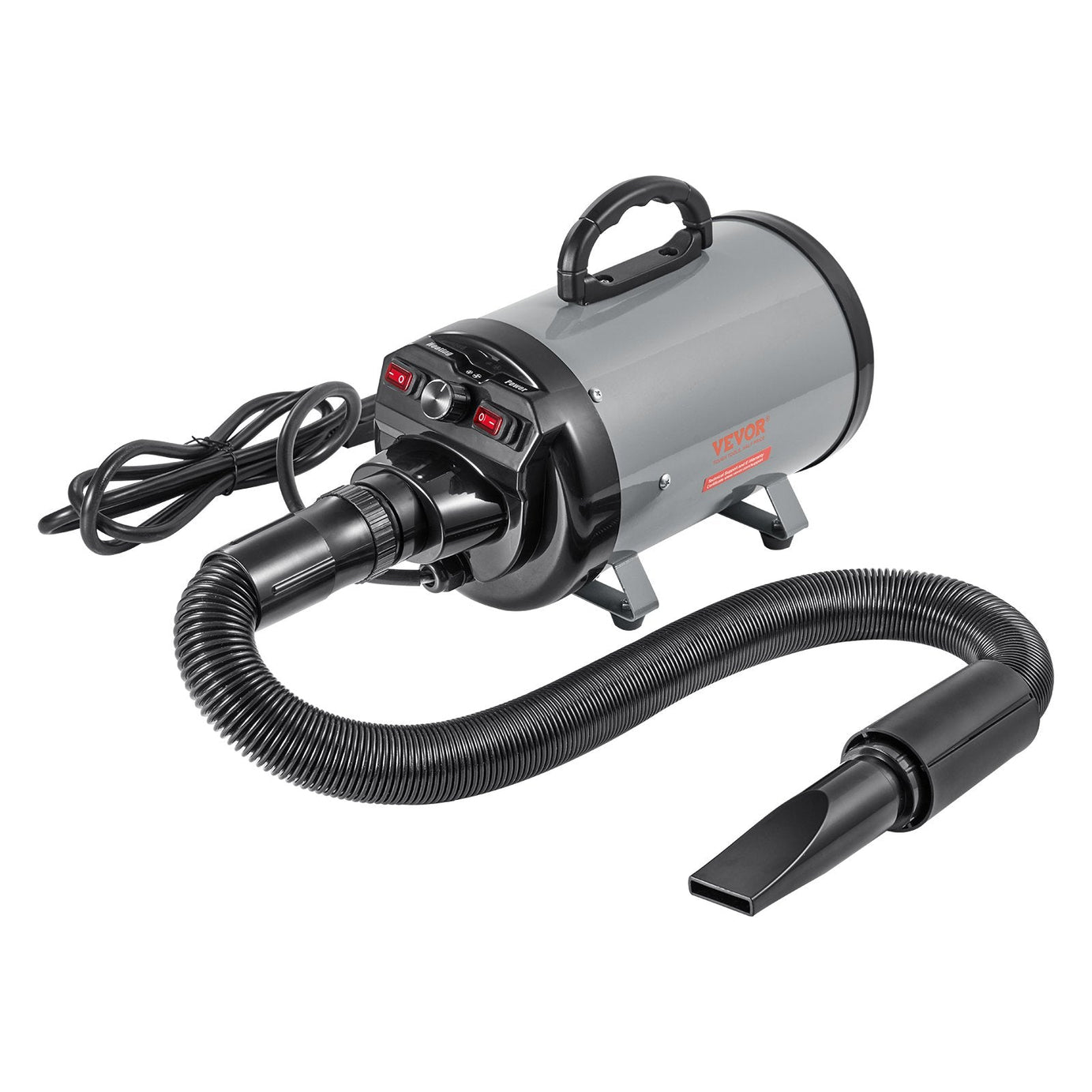 Dog Grooming Blow Dryer 2800W - High Velocity Pet Hair Dryer with 4 Nozzles