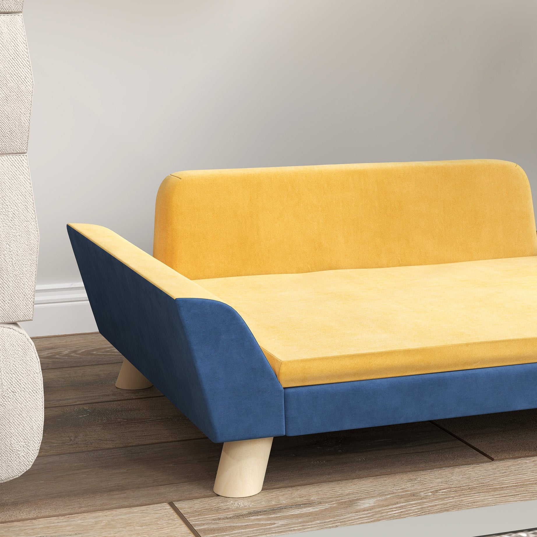 Dog Sofa Bed for Small Dogs - Washable & Elevated Couch