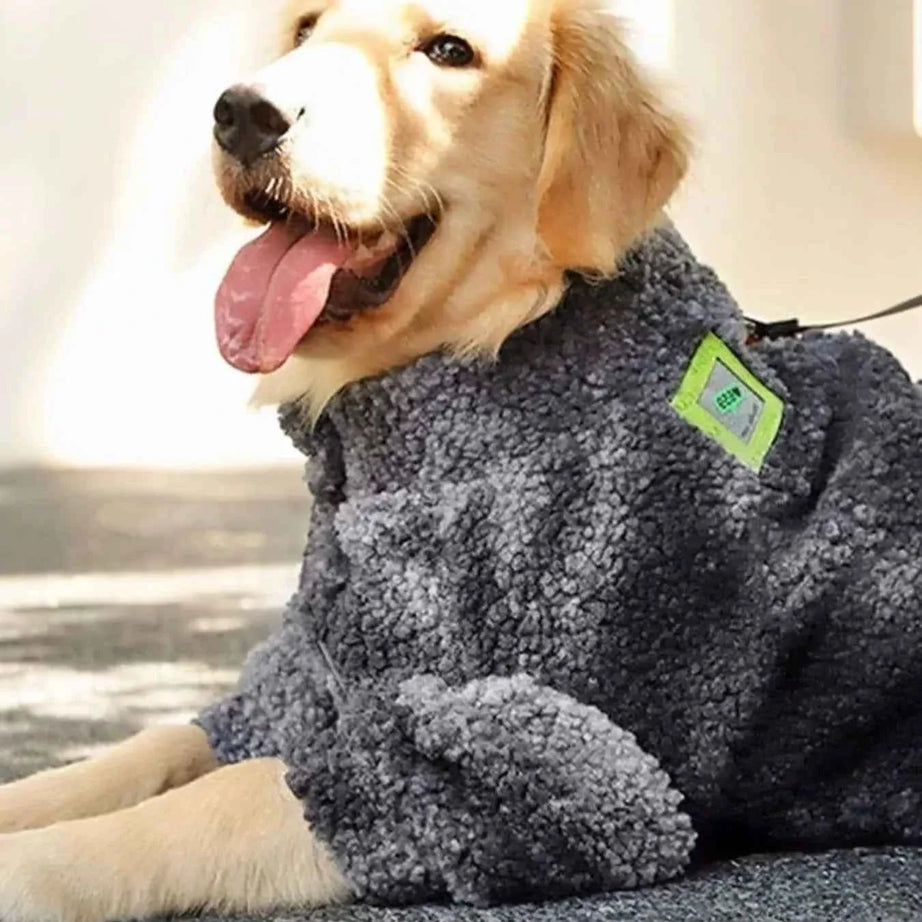 Warm Fleece Pet Sweater - Large Breed Outerwear