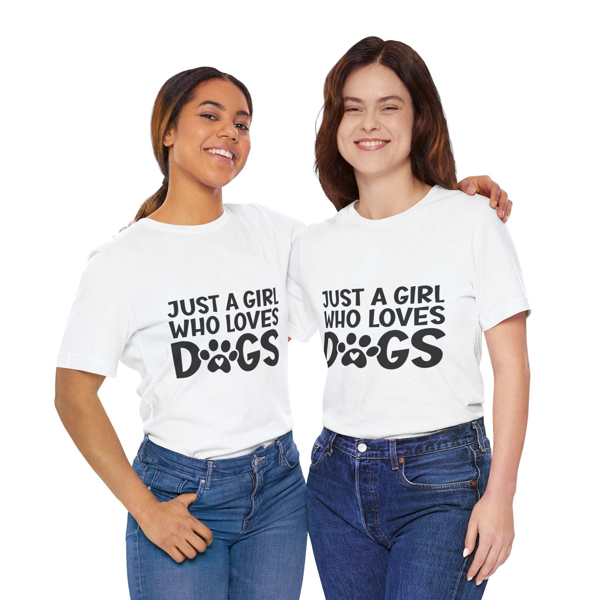Dog Lover Unisex Tee - Just a Girl Who Loves Dogs