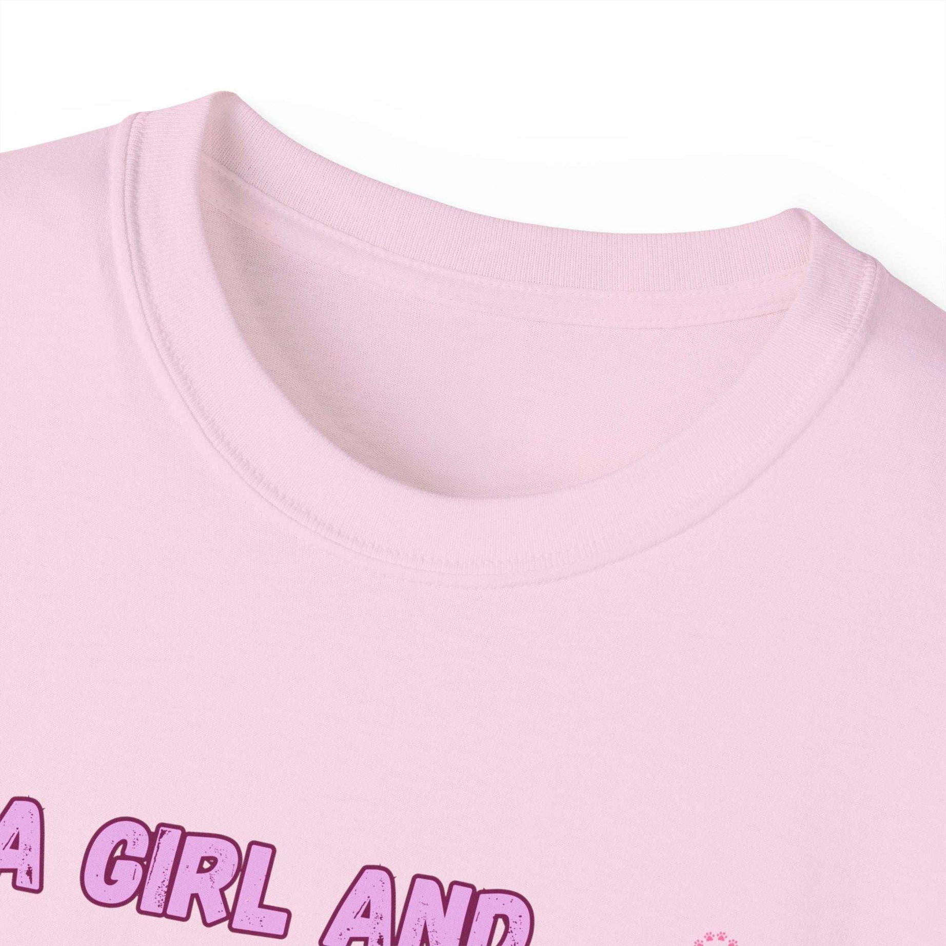Girl and Her Dog Unisex Tee | Cute Pet Lover Shirt | Personalized Gift