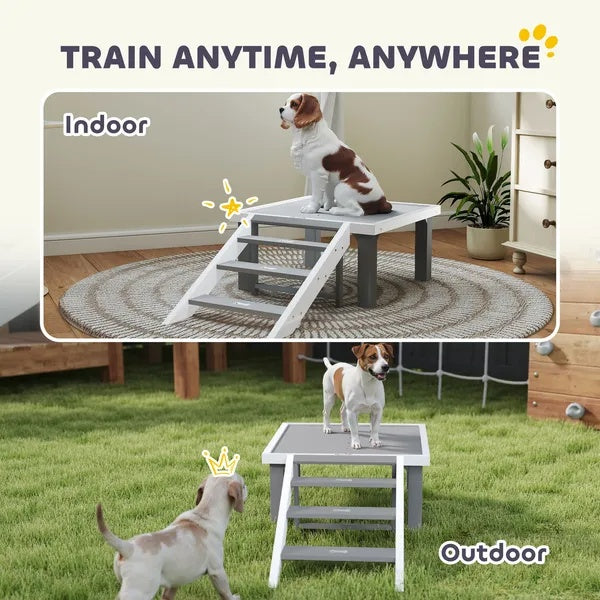 Agility Platform Pro - Wooden Dog Training Board