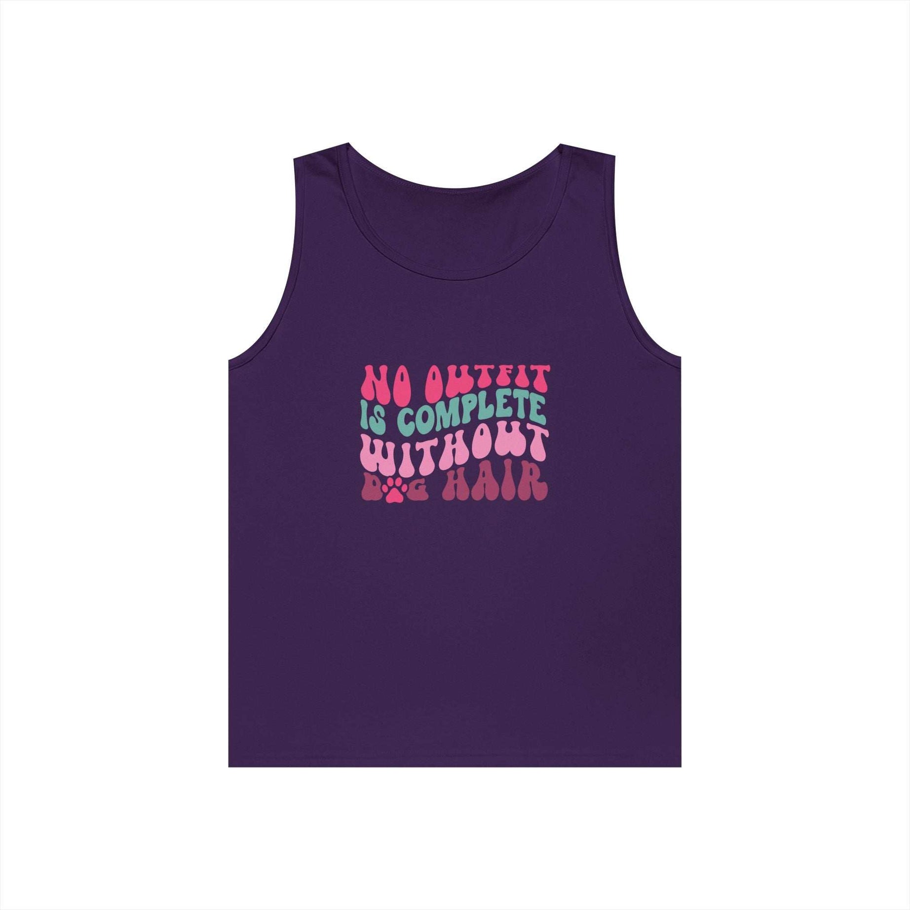 Playful Unisex Heavy Cotton Tank Top - Perfect for Casual Days