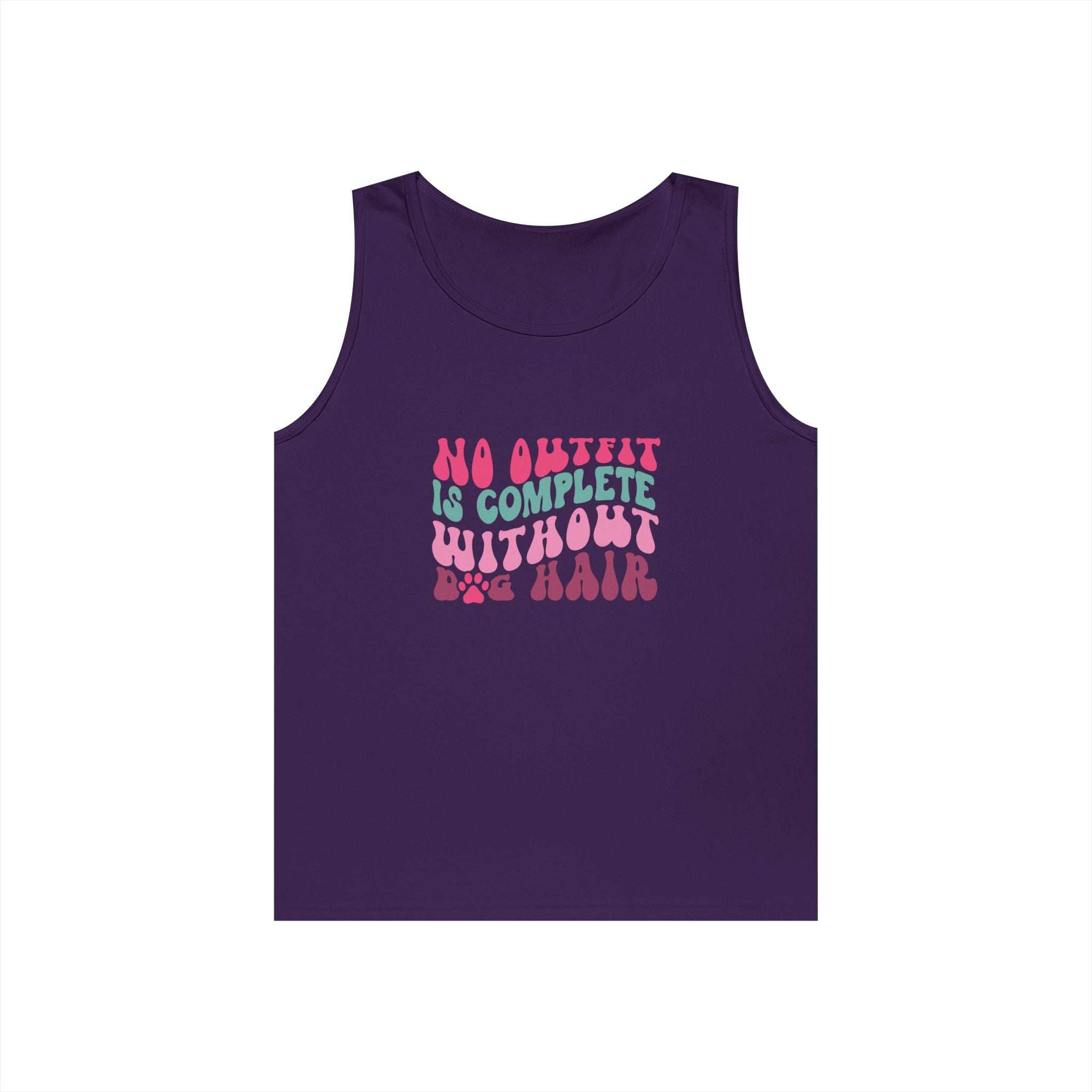 Playful Unisex Heavy Cotton Tank Top - Perfect for Casual Days