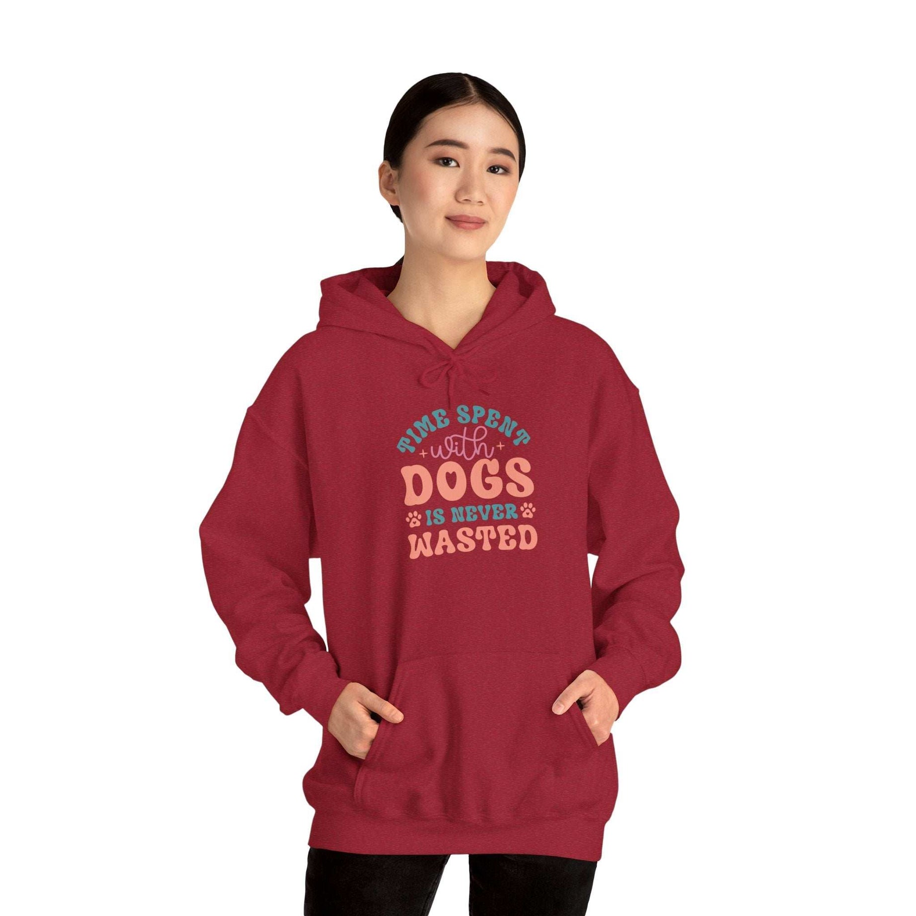 Time Spent with Dogs Hoodie - Perfect for Dog Lovers
