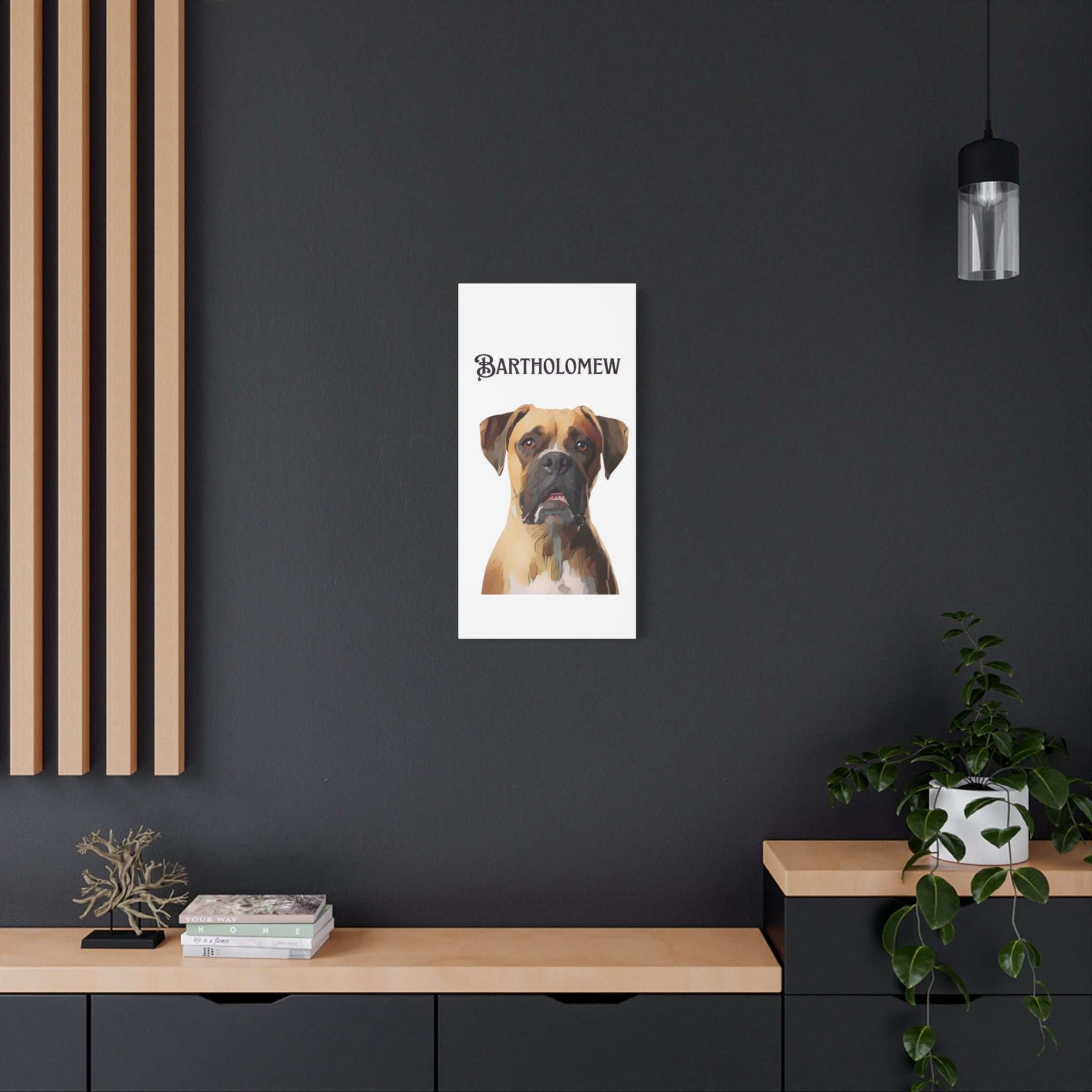 PAW-sonalized White Canvas Print | Upload Photo~Choose size
