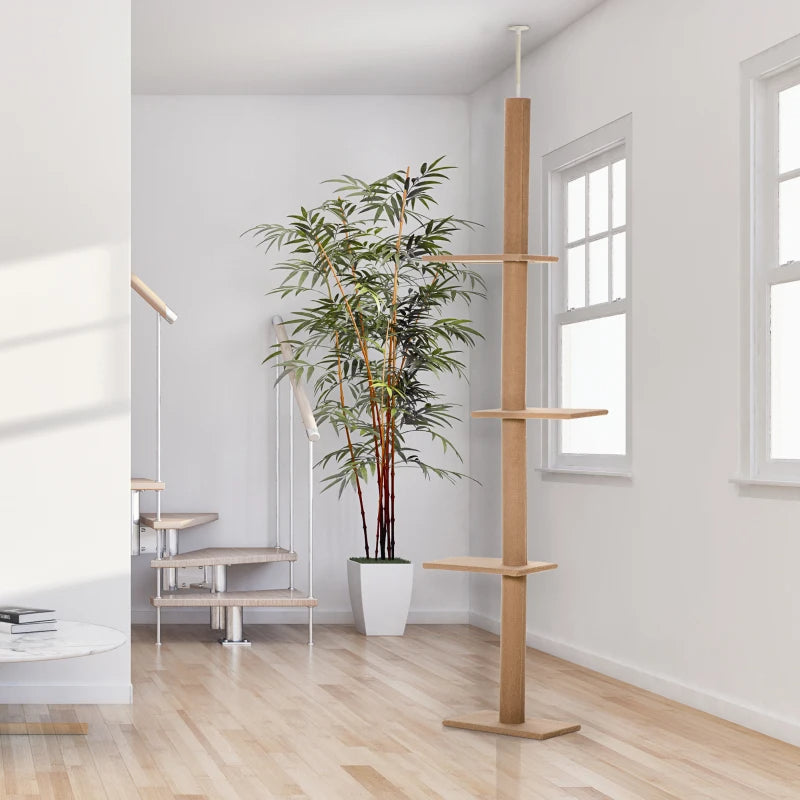 Cat Tree - Floor to Ceiling 8.5 Ft Climbing Tower