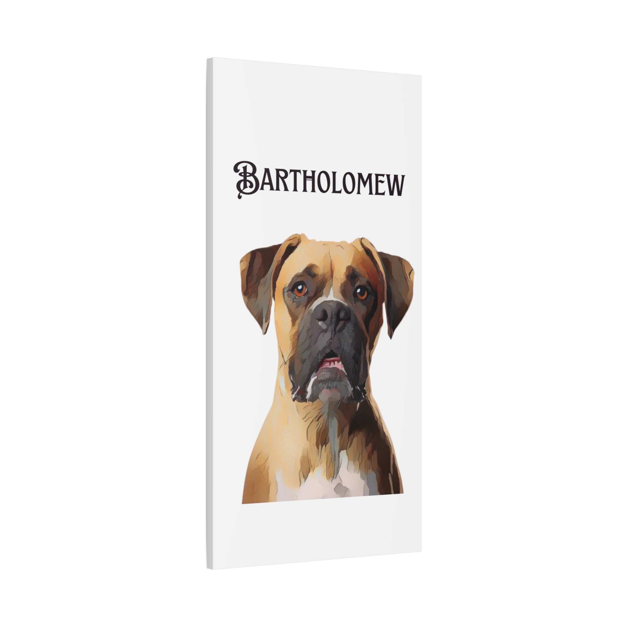 PAW-sonalized White Canvas Print | Upload Photo~Choose size