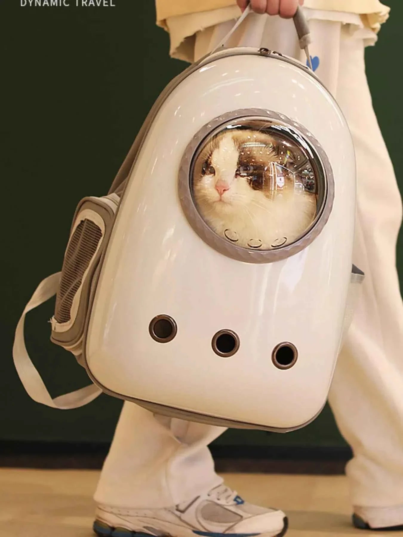 Pet Carrier Backpack - Space Capsule Transparent Bubble