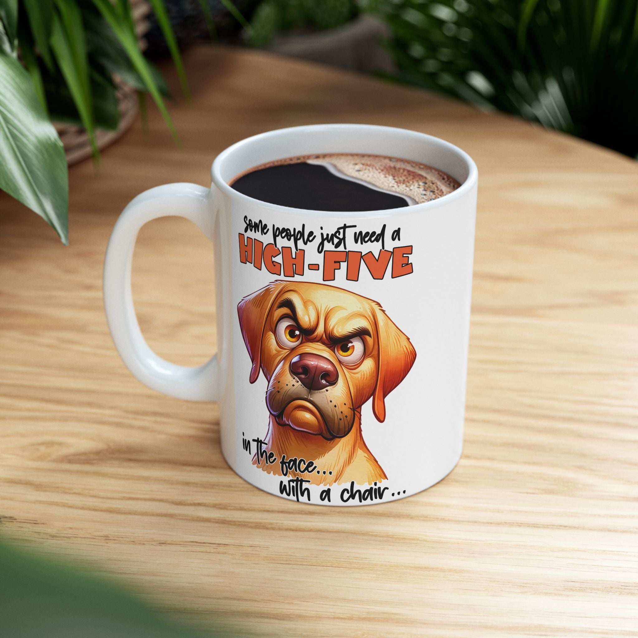 Humorous Dog Lover Ceramic Mug - Perfect Gift for Pet Owners