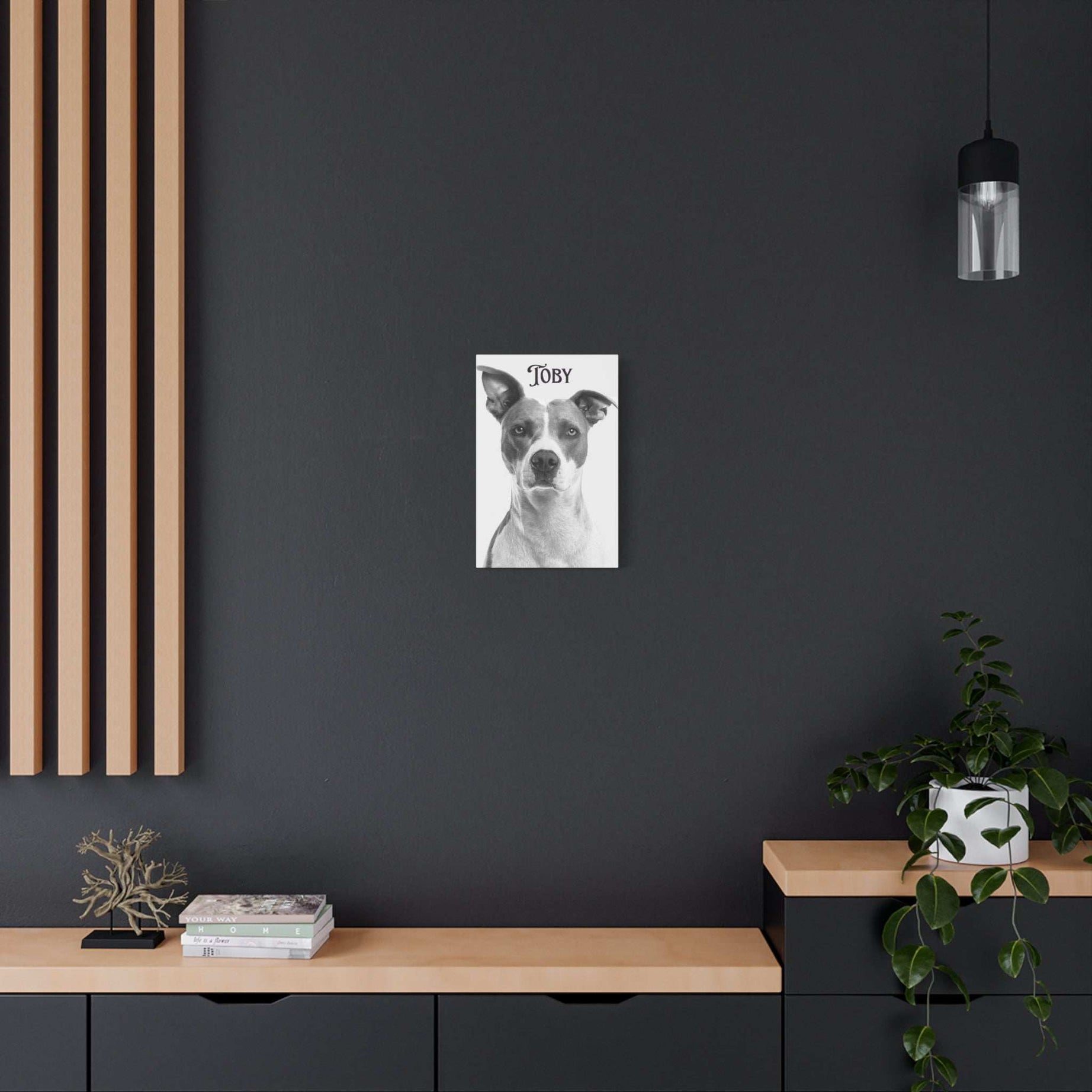 Custom Portrait Photo Canvas Print - Stretched Wall Art for Pet Lovers