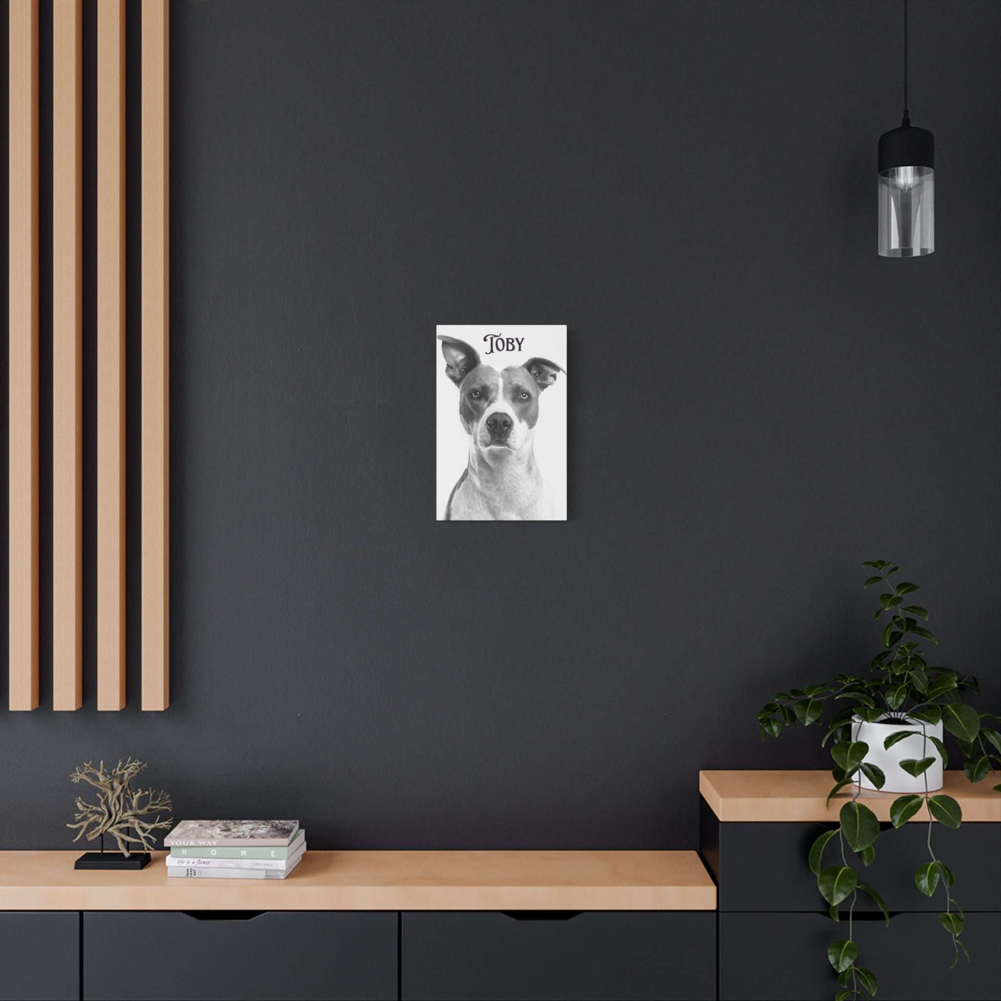 Custom Portrait Photo Canvas Print - Stretched Wall Art for Pet Lovers