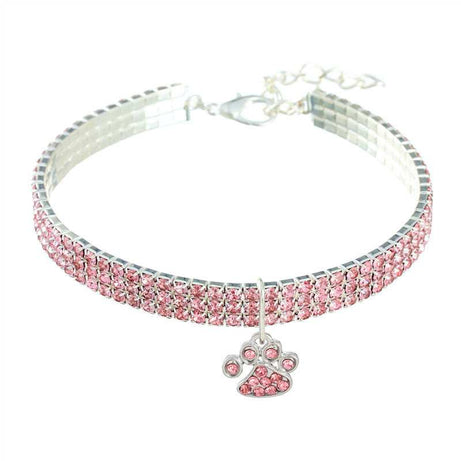 Diamond Mixed Color Dogs And Cats Necklace Ornament Pet Collar
