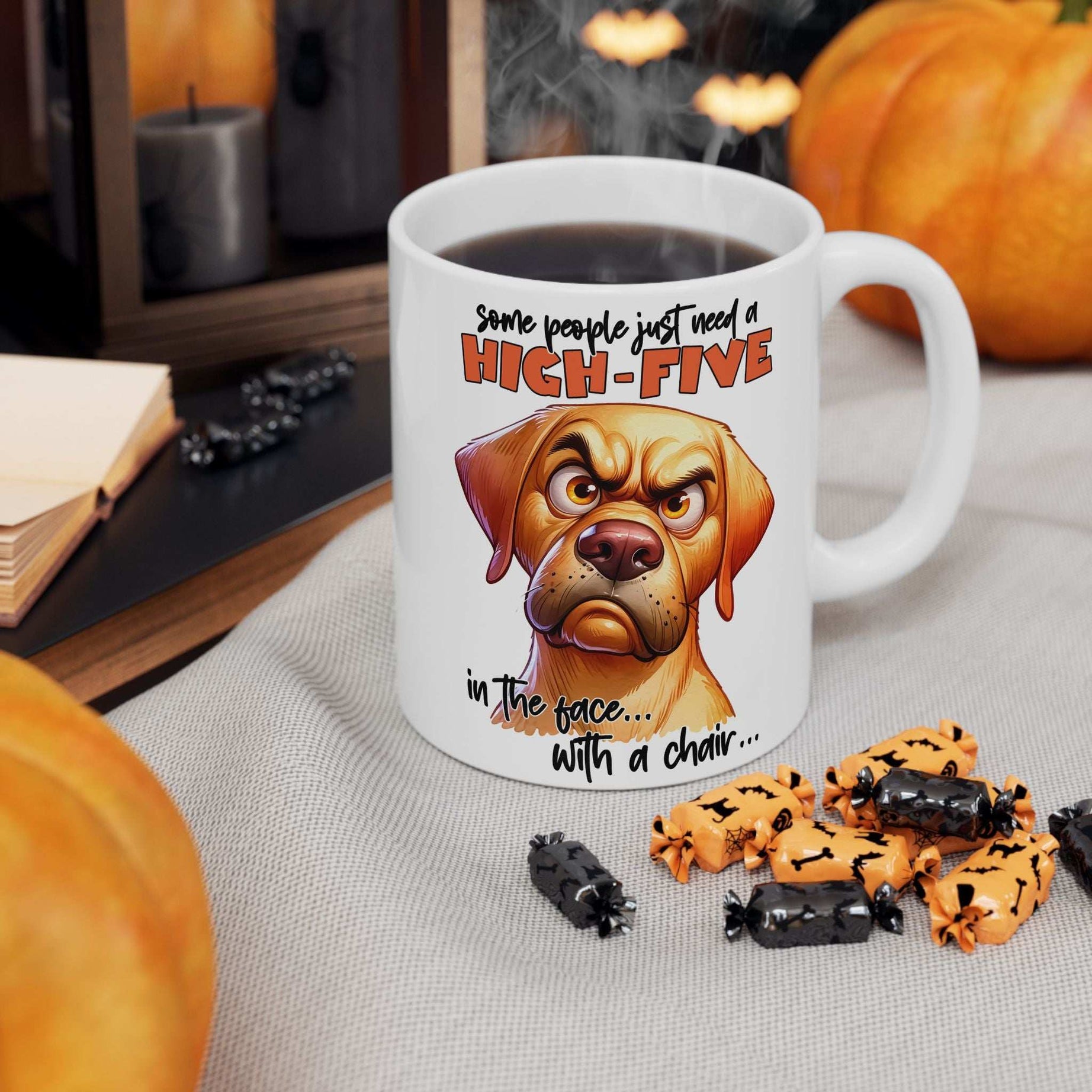 Humorous Dog Lover Ceramic Mug - Perfect Gift for Pet Owners