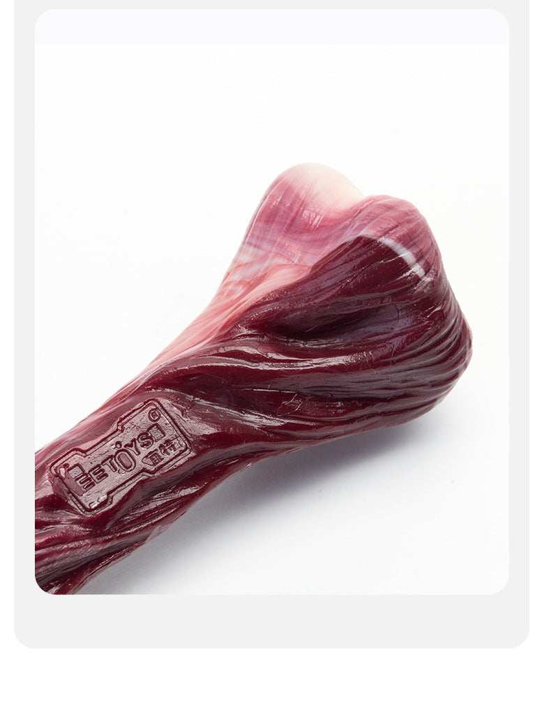 Bite-Resistant Dog Chew Toy - Medium Large Dogs Beef Flavor Dental Health