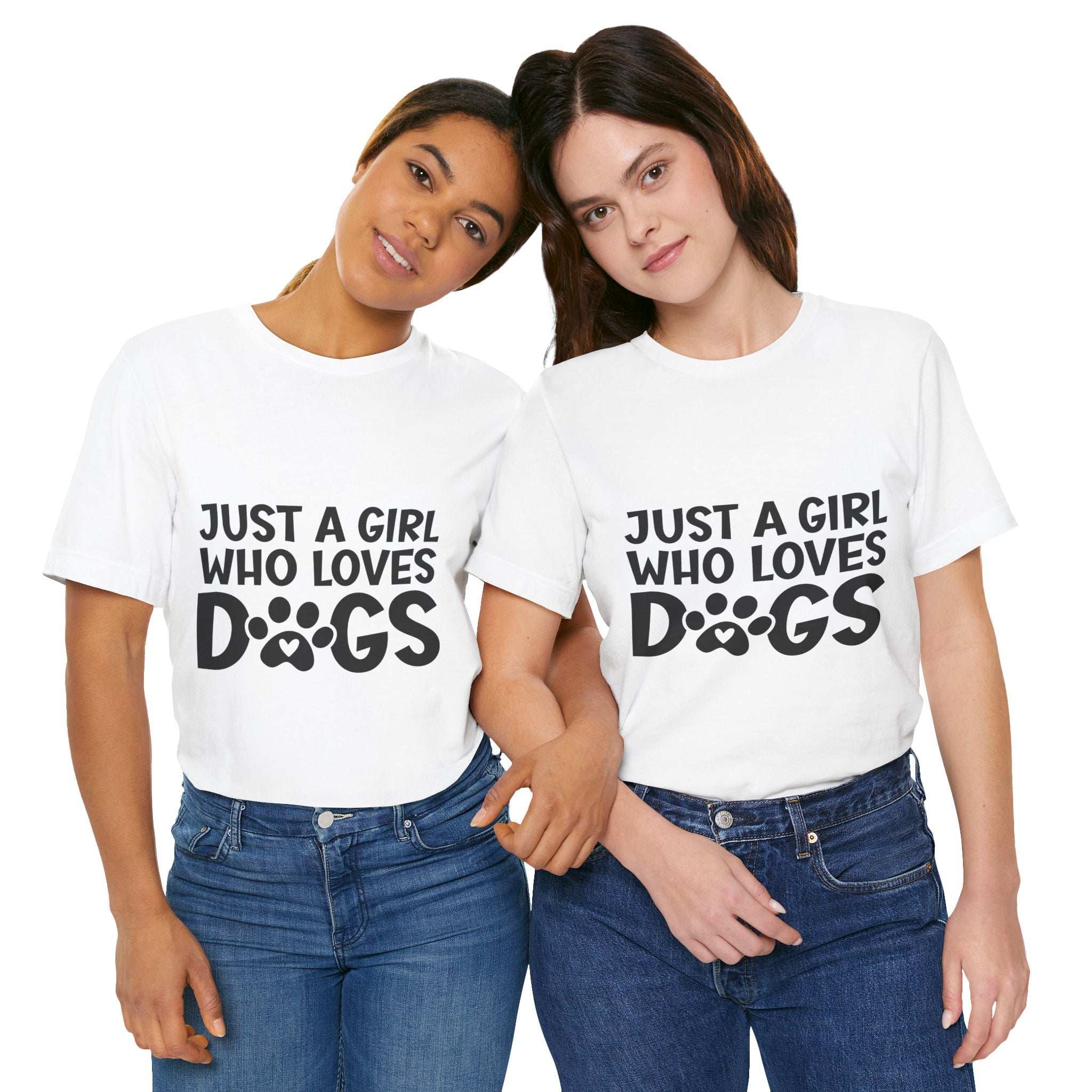 Dog Lover Unisex Tee - Just a Girl Who Loves Dogs