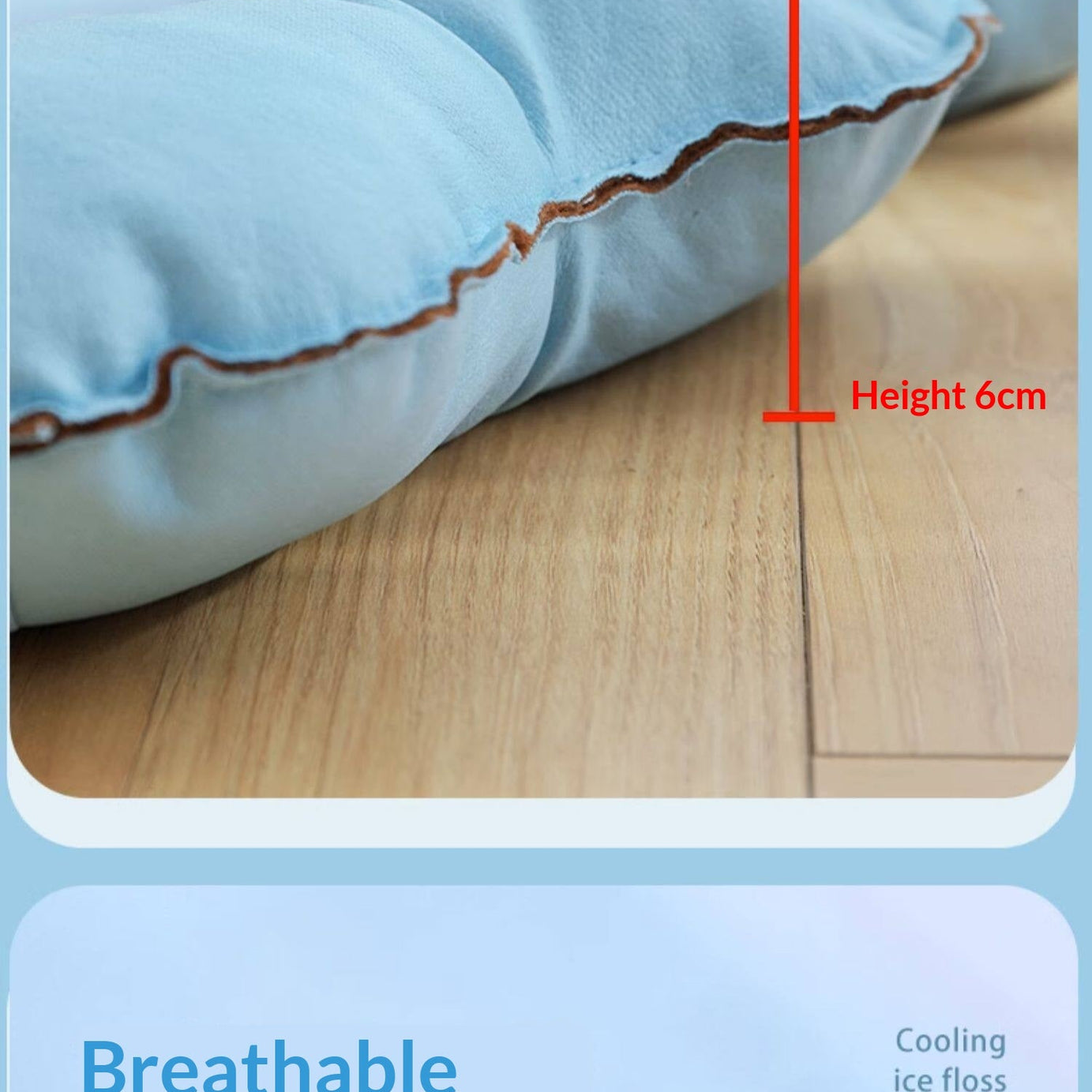 Cat Cooling Mat Ice Silk - Bear Print Summer Sleep Pad