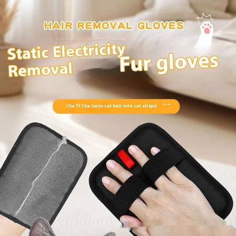 Cat Hair Removal Glove Brush - Remove Loose Hair