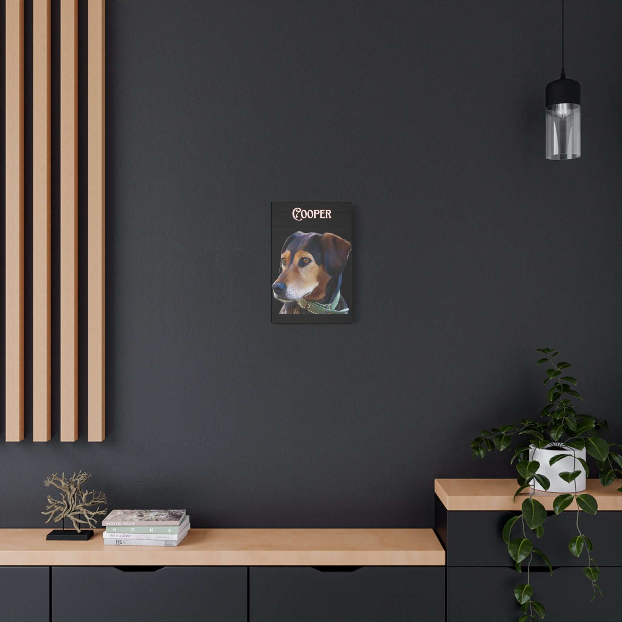 Custom Portrait Cartoon Photo Canvas Print Matte Canvas - Upload Your Photo