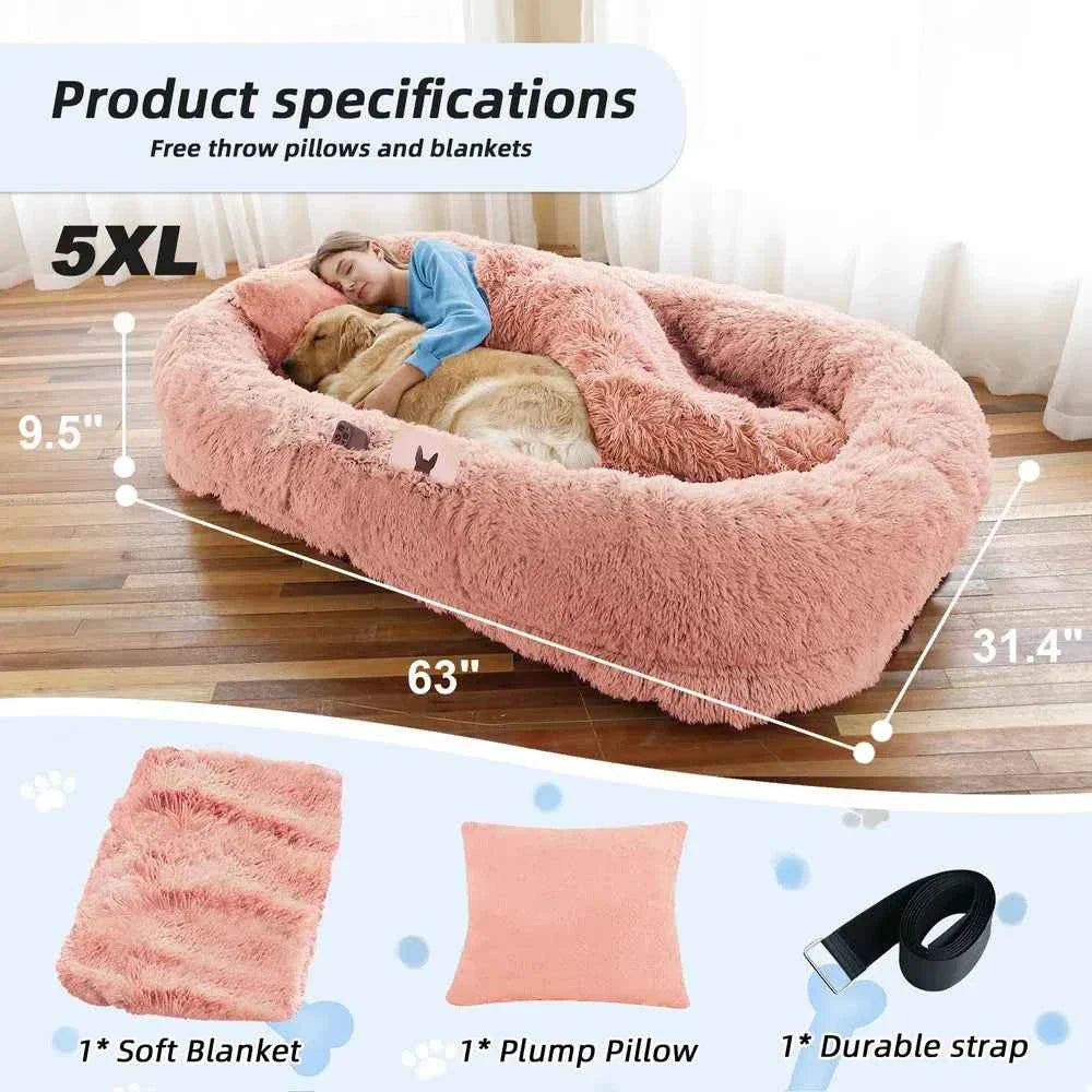 Human Dog Bed - Large Size Fits You And Pets