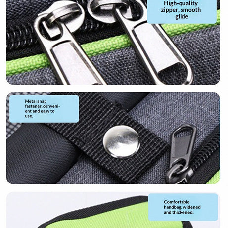 Foldable Pet Carrier Bag - Car Seat Travel Bag for Cats and Small Dogs